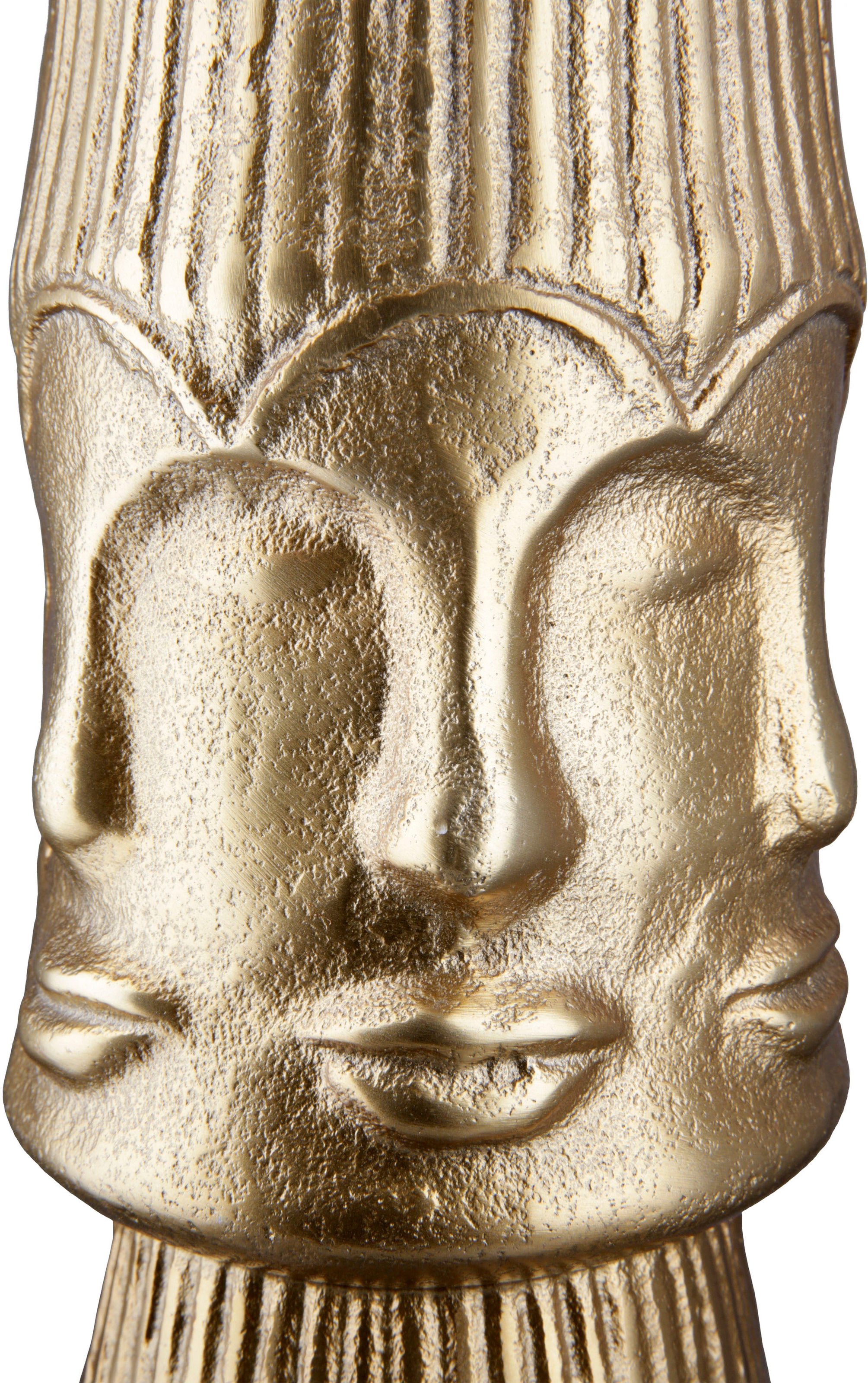 supergünstiger Preis GILDE Dekovase »Face«, (1 Dekoobjekt | BAUR Vase Aluminium, St.), kaufen aus