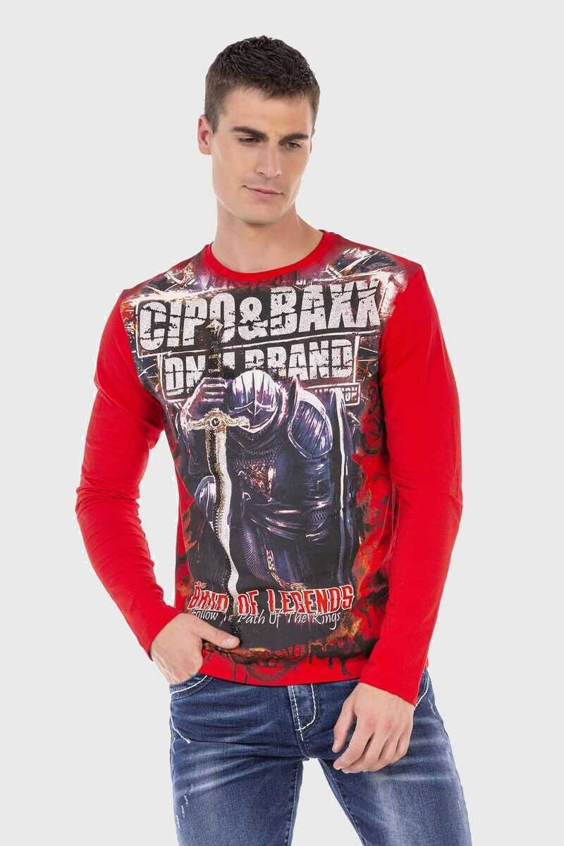 Cipo & Baxx T-Shirt "Sweatshirts", mit coolem Print günstig online kaufen