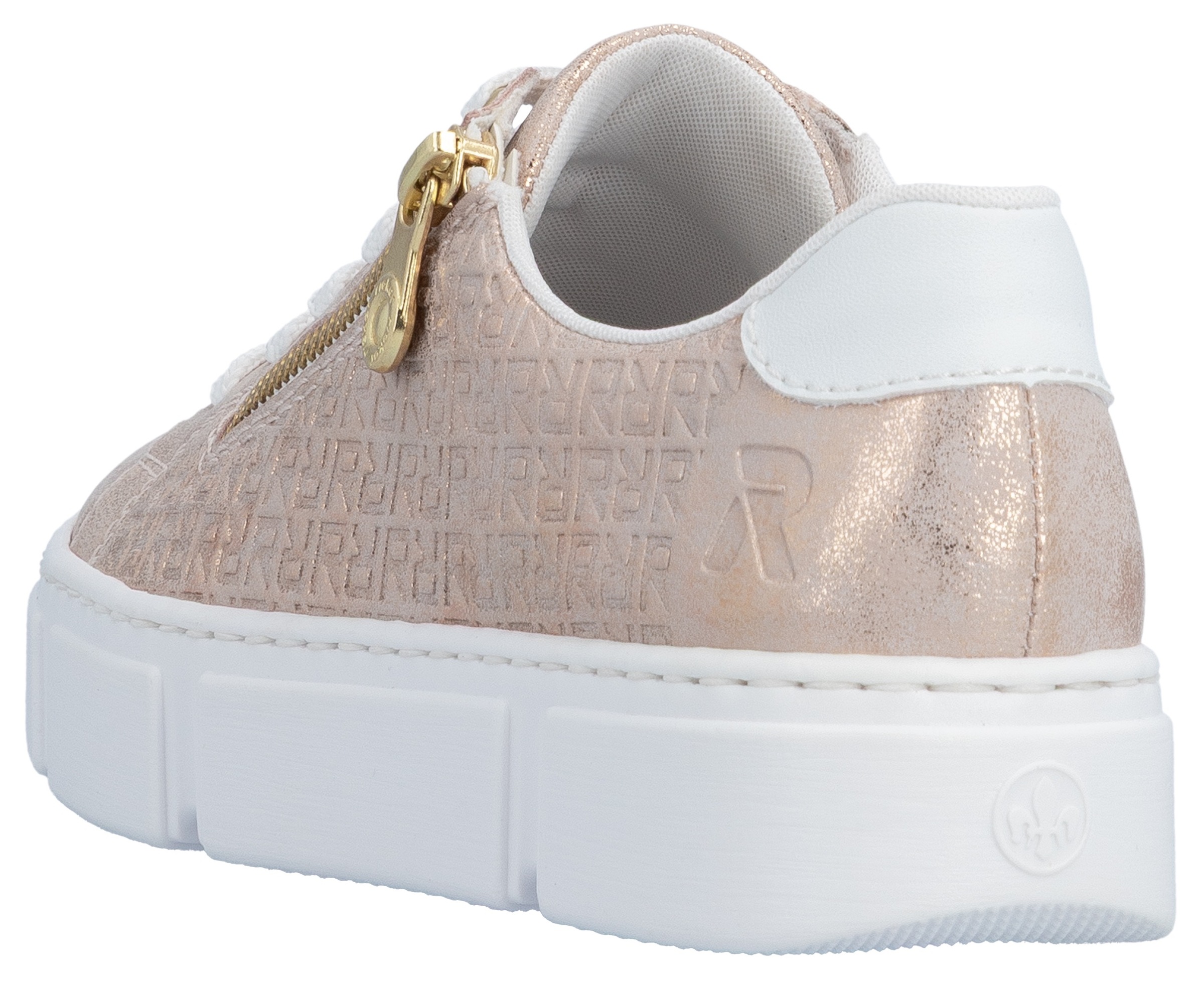 Thumbnail - Rieker Plateausneaker, Freizeitschuh, Halbschuh, Schnürschuh mit Reißverschluss