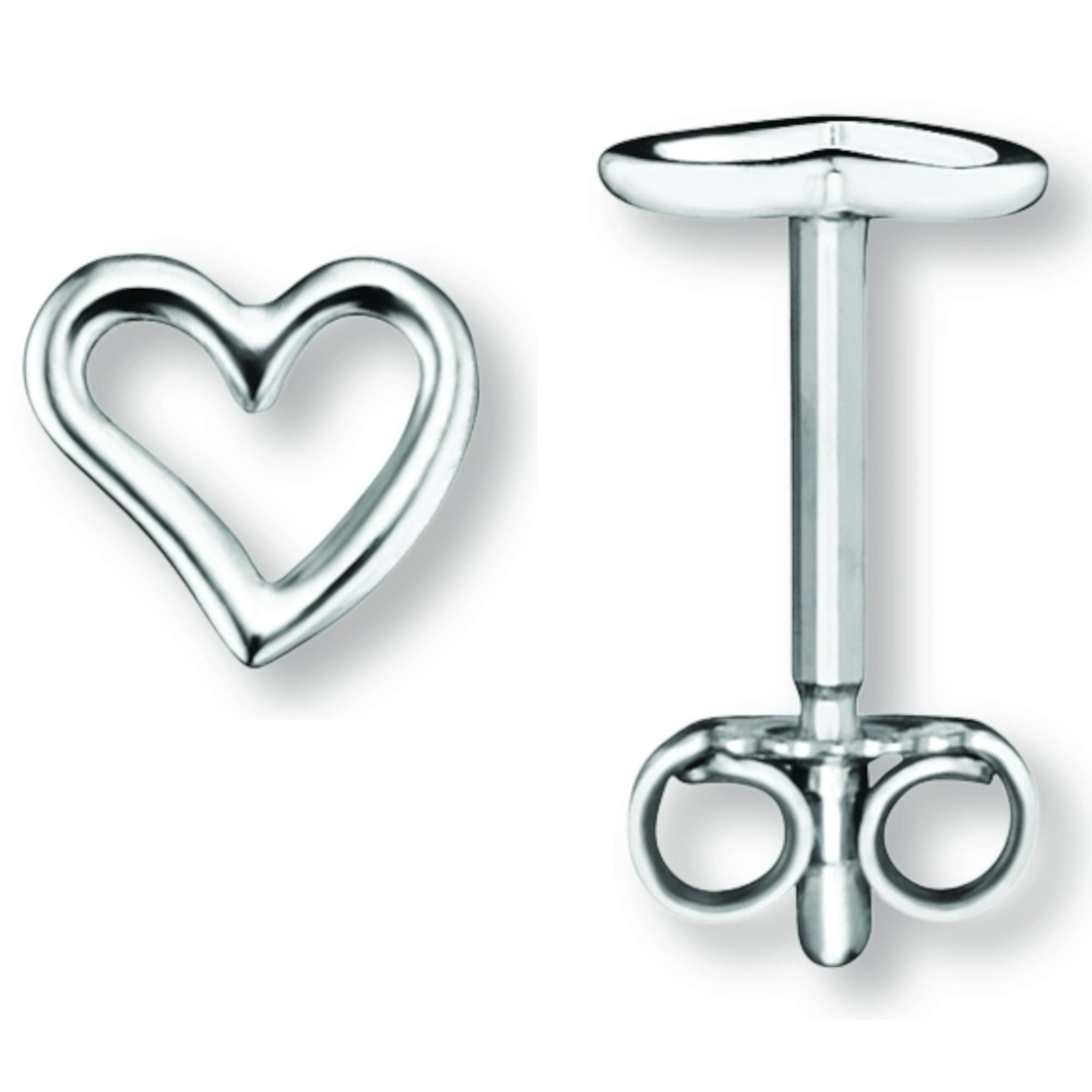 | Paar Ohrstecker Ohrstecker ELEMENT Ohrringe BAUR Herz online Silber«, ONE »Herz Damen 925 bestellen aus Schmuck Silber