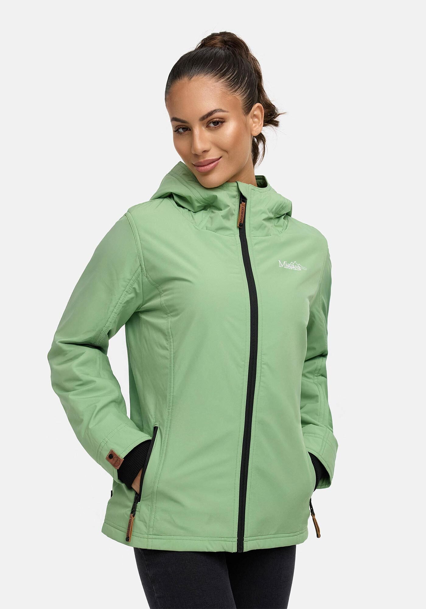 Marikoo Outdoorjacke »Brombeere«, sportliche Übergangsjacke mit Kapuze
