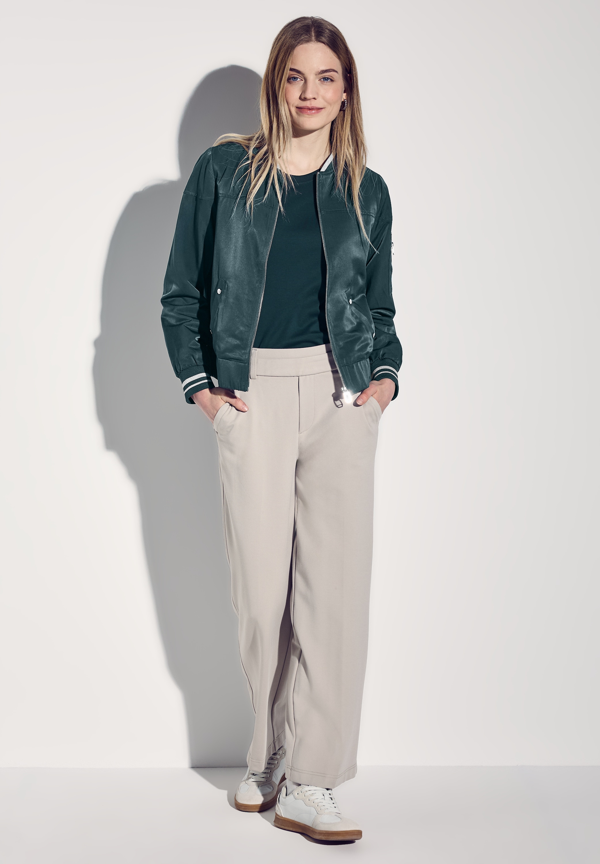 STREET ONE Blouson, ohne Kapuze, aus softem Materialmix