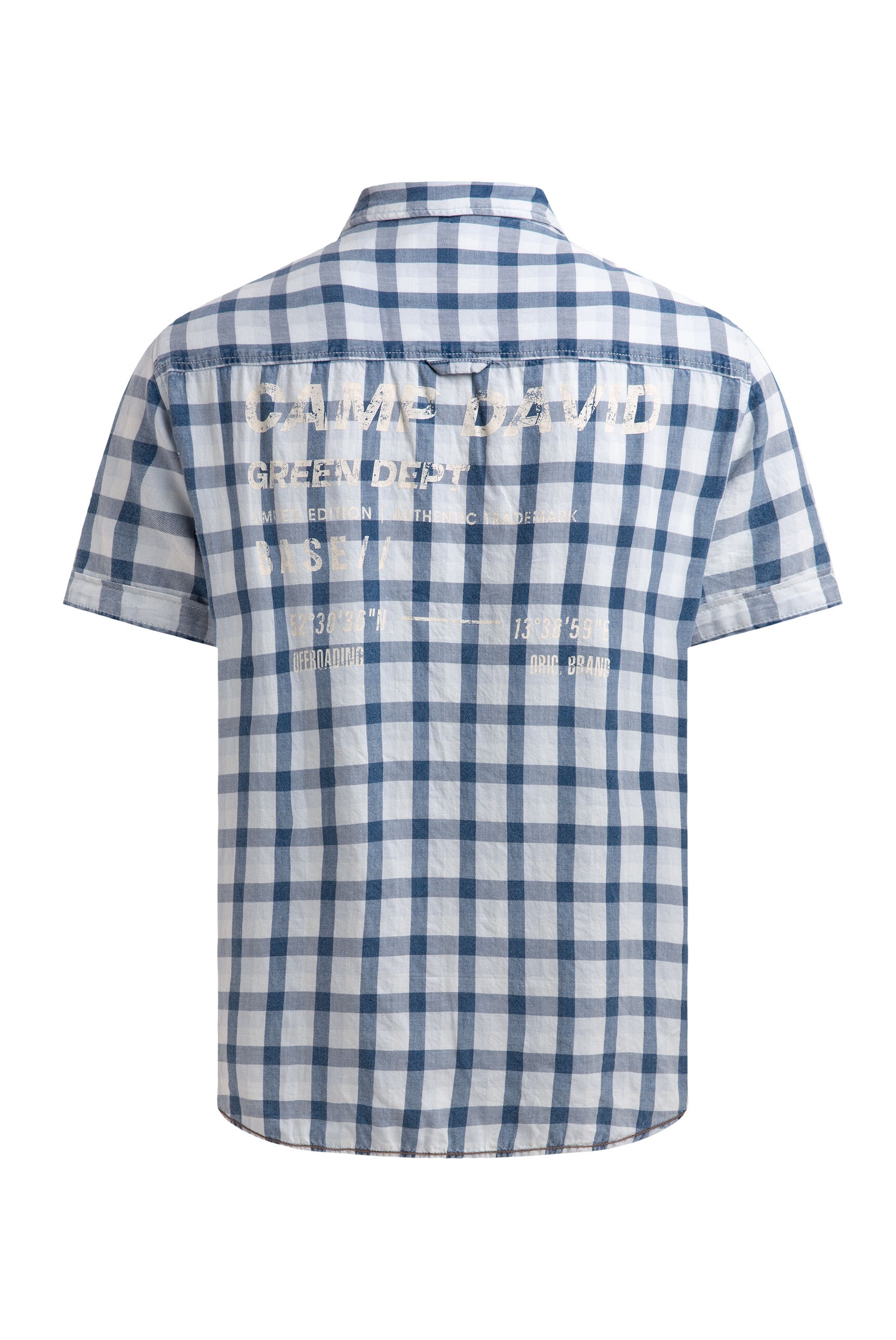 CAMP DAVID Kurzarmhemd aus Baumwolle