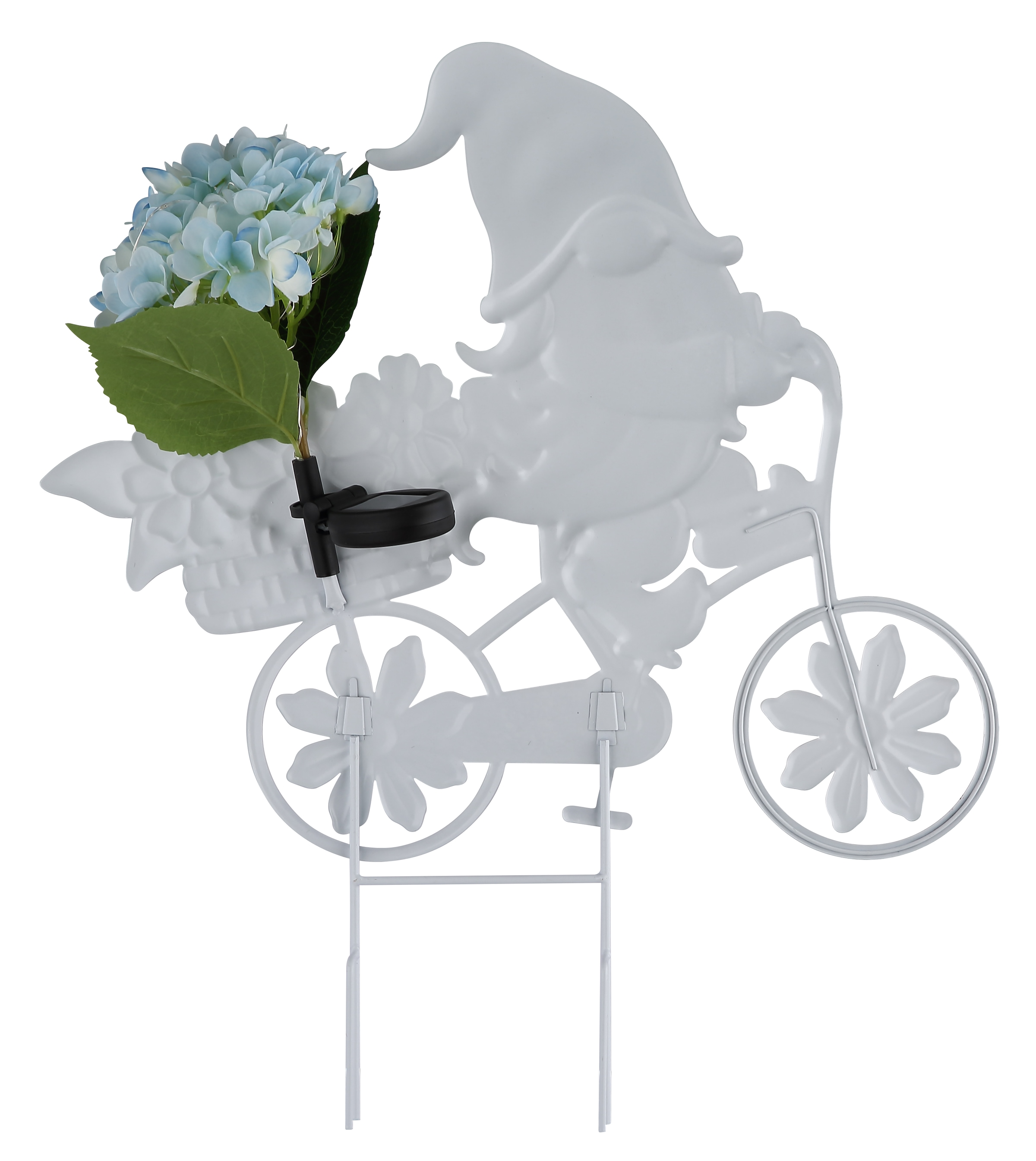 GLOBO LIGHTING LED Solarleuchte »SOLARLEUCHTE METALL BUNT, 20XLED« LED-Modul 1 Stk. Warmweiß Solar Garten Terrasse Außenbeleuchtung Dekoleuchten