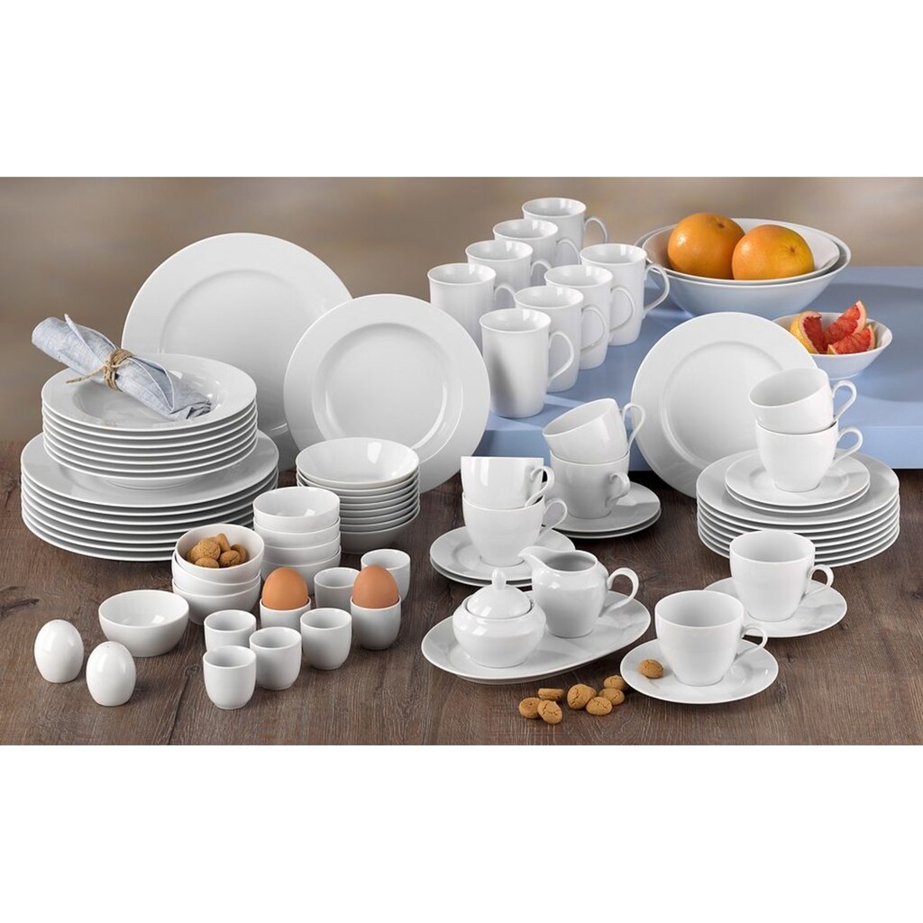 CreaTable Kombiservice »RITMO«, (Set, 80 tlg.), Mikrowellengeeignet