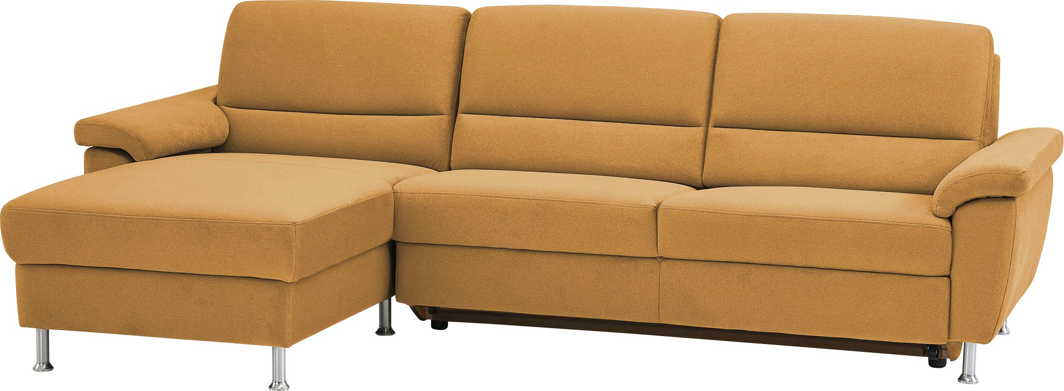 CALIZZA INTERIORS Ecksofa »Onyx L-Form«, Recamiere links oder rechts, wahlweise mit Bettfunktion, Breite 270 cm