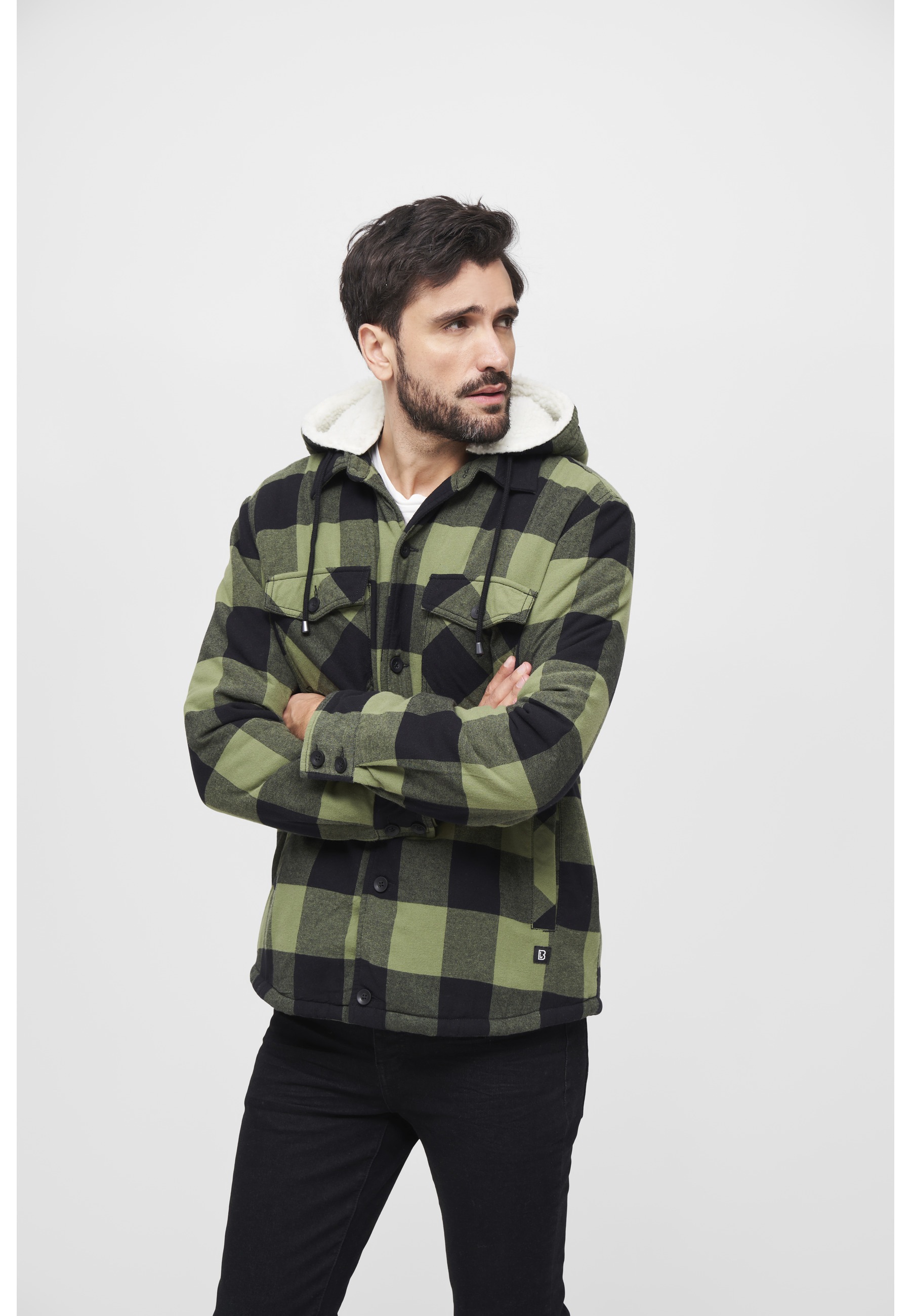 Brandit Anorak »Brandit Herren Lumberjacket Hooded« 1 Stk. tlg. mit Kapuze