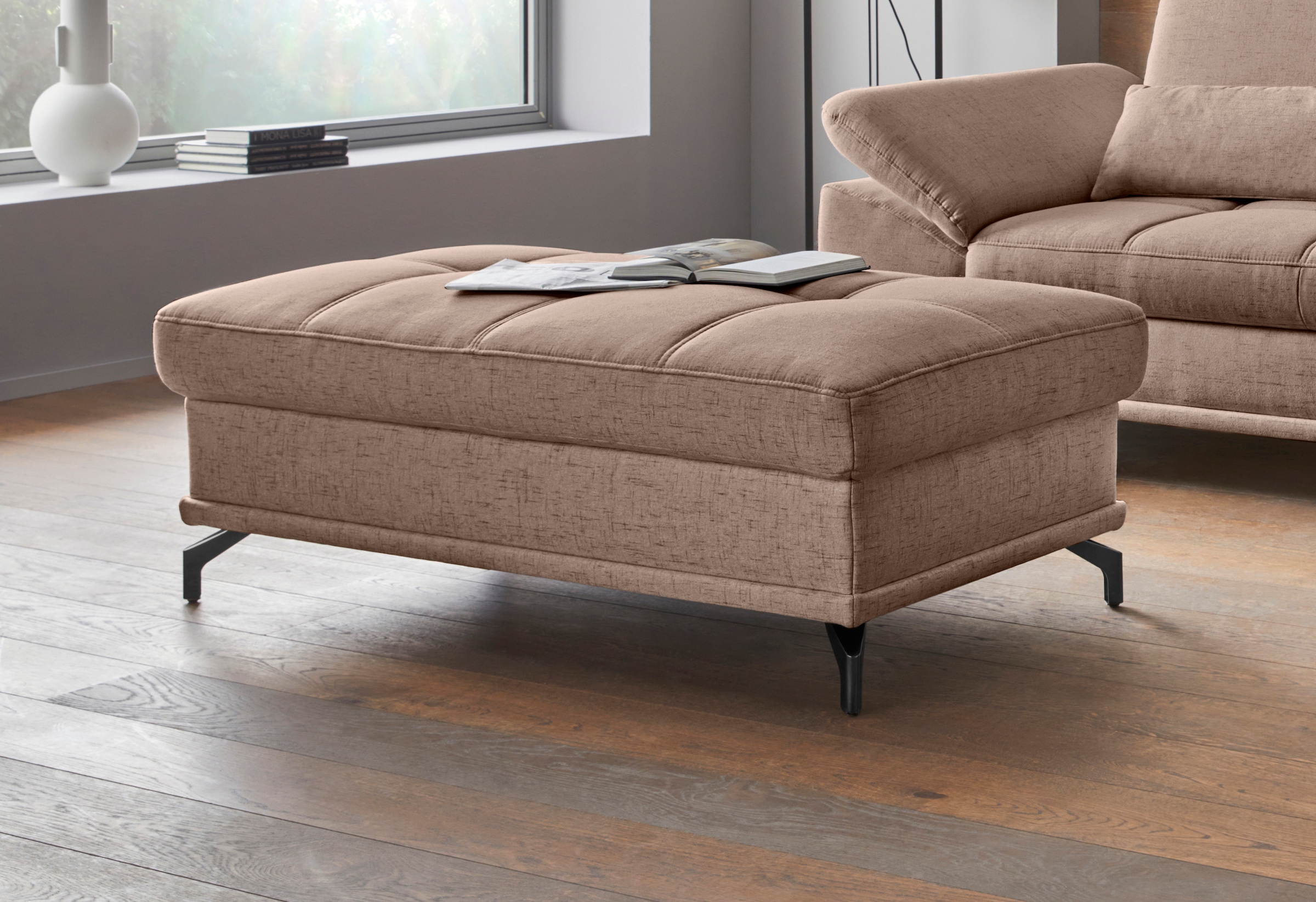 OTTO home Polsterhocker "Costello, B: 133 cm" individuell zu kombinieren, F günstig online kaufen