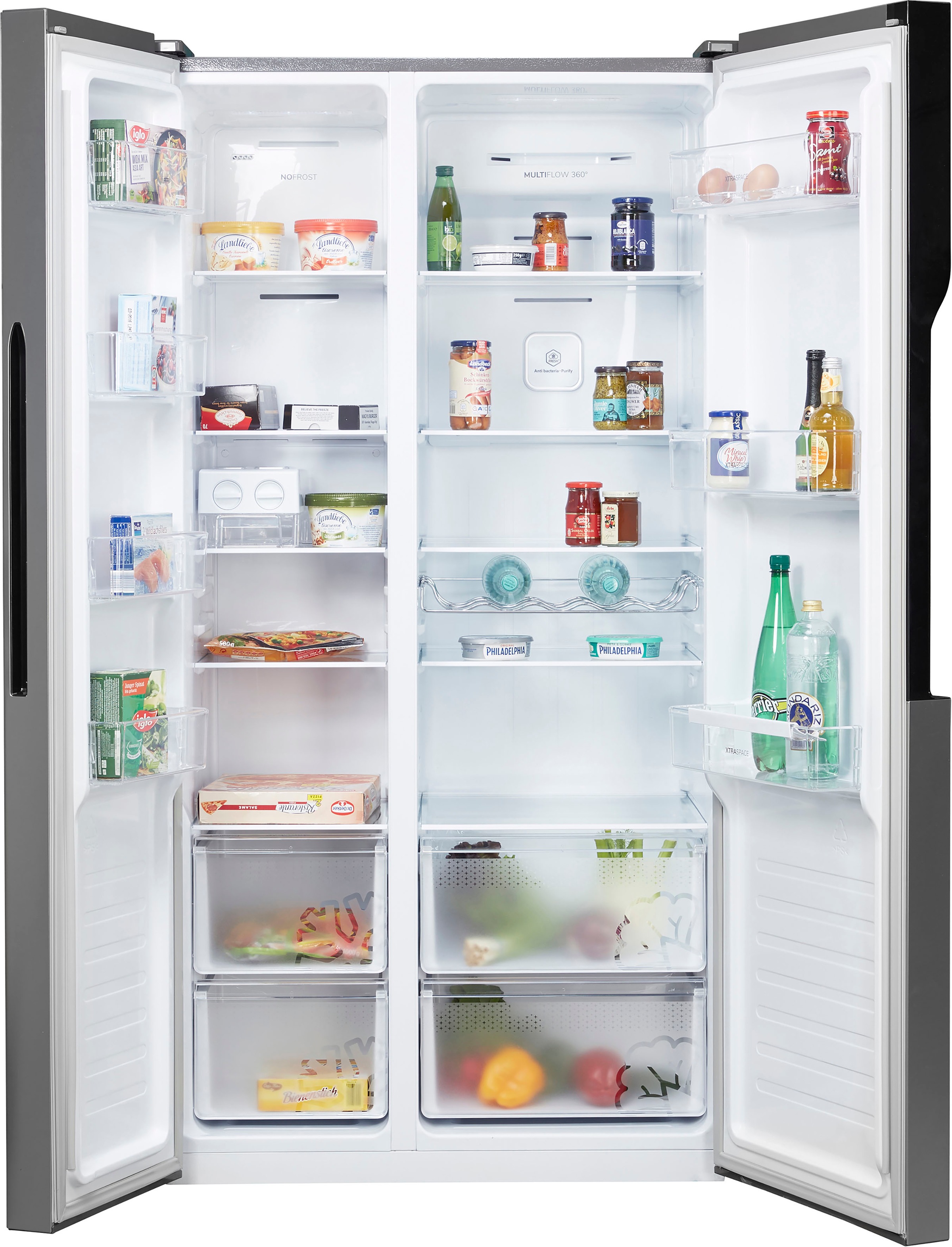 GORENJE Side-by-Side »NRS918EM«, NRS918EMX, 178,6 cm hoch, 91 cm breit
