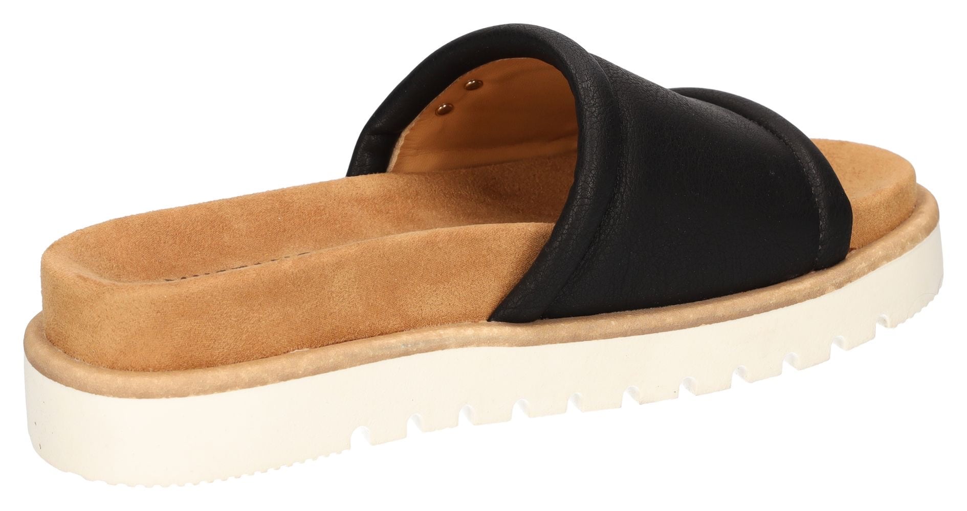 Mustang Shoes Pantolette, Plateausandale, Pool Slides, Sommerschuh mit Softfußbett