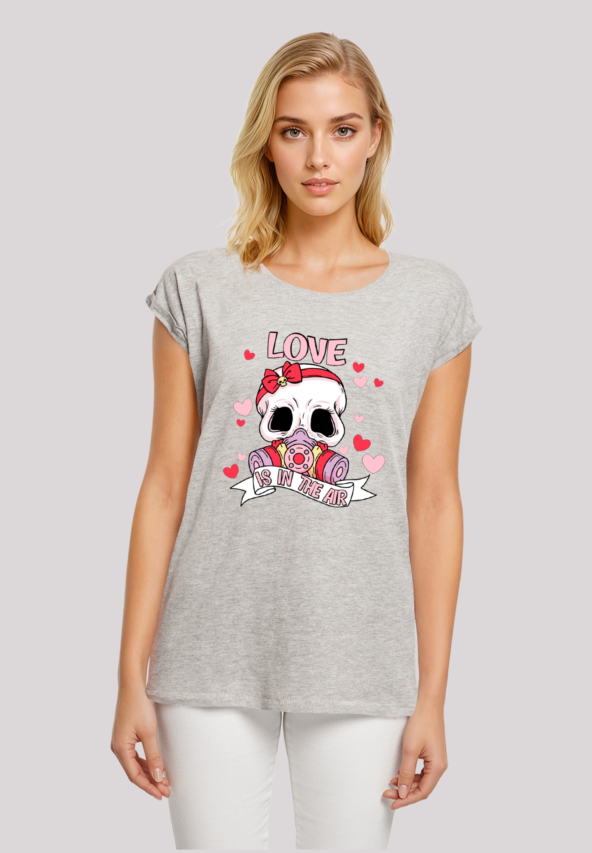 F4NT4STIC T-Shirt "Anti Valentinstag LOVE is in the air", Premium Qualität günstig online kaufen