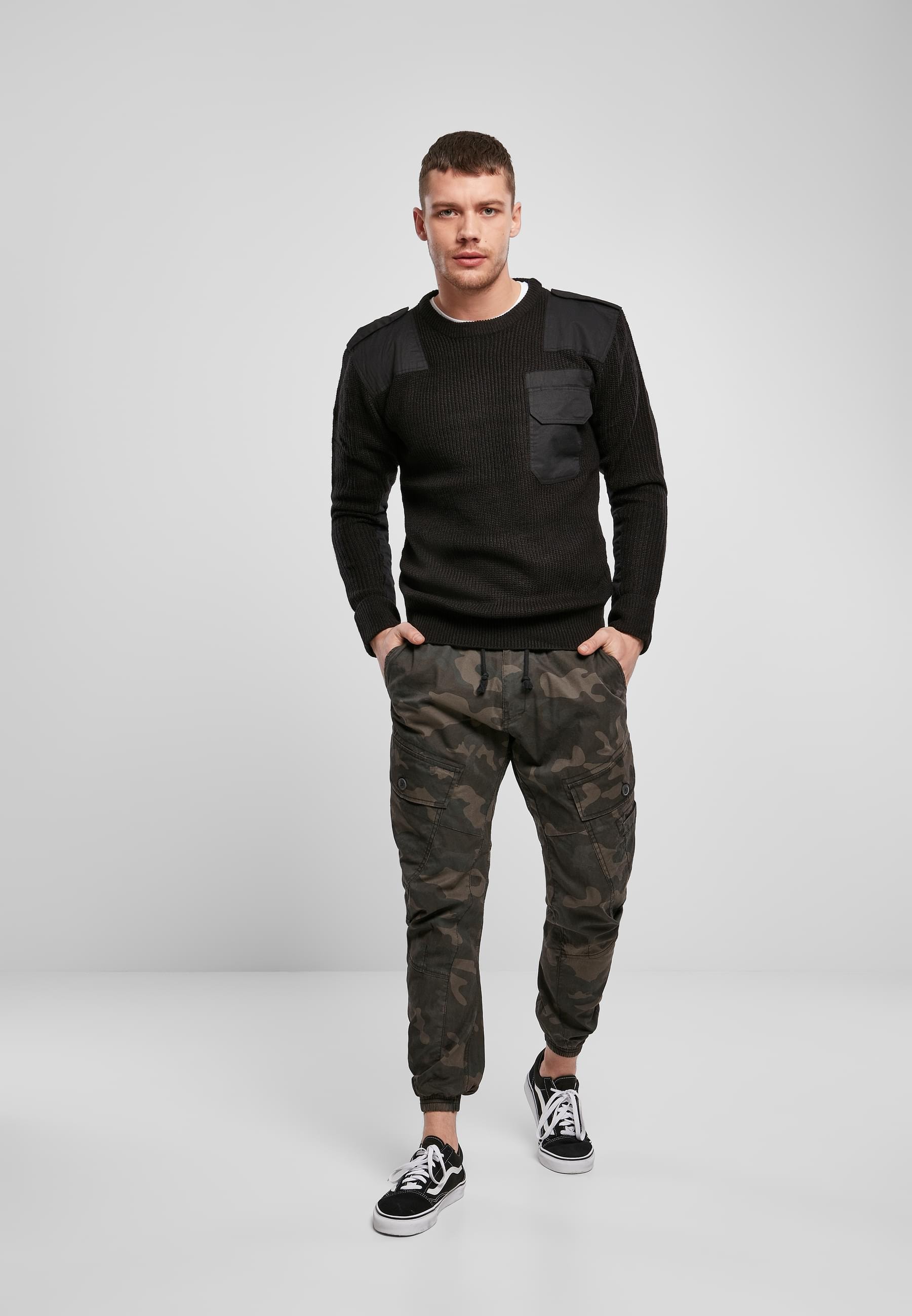 Brandit Rundhalspullover »Brandit Herren Military Sweater« 1 Stk. tlg.