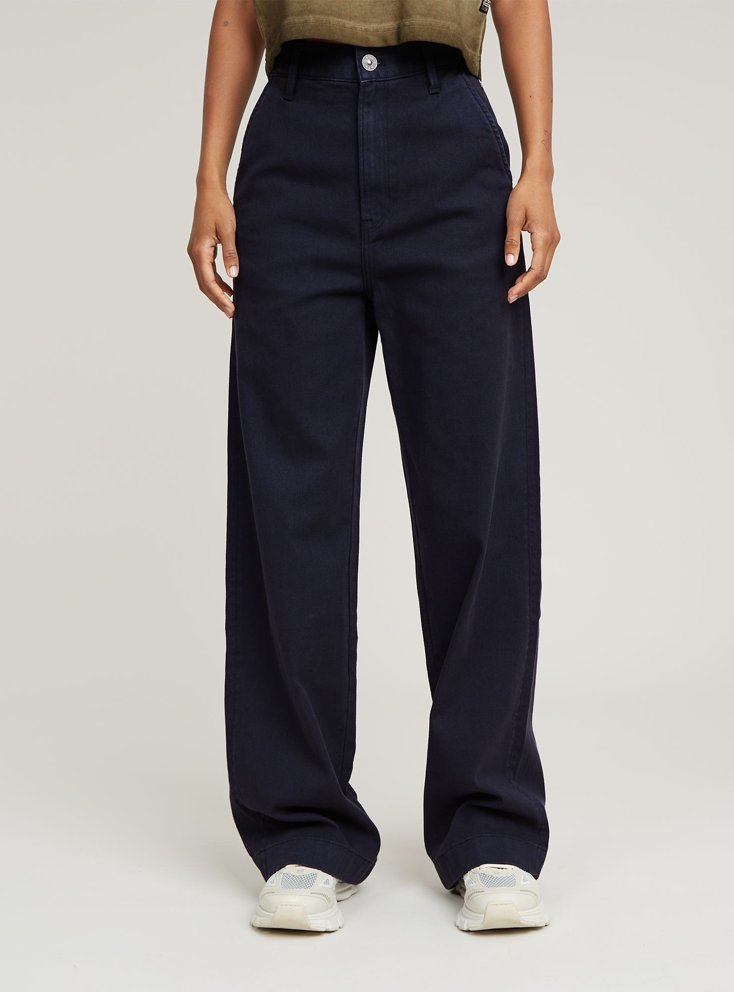 G-STAR Chinohose "Deck 2.0 High Loose Chino" günstig online kaufen