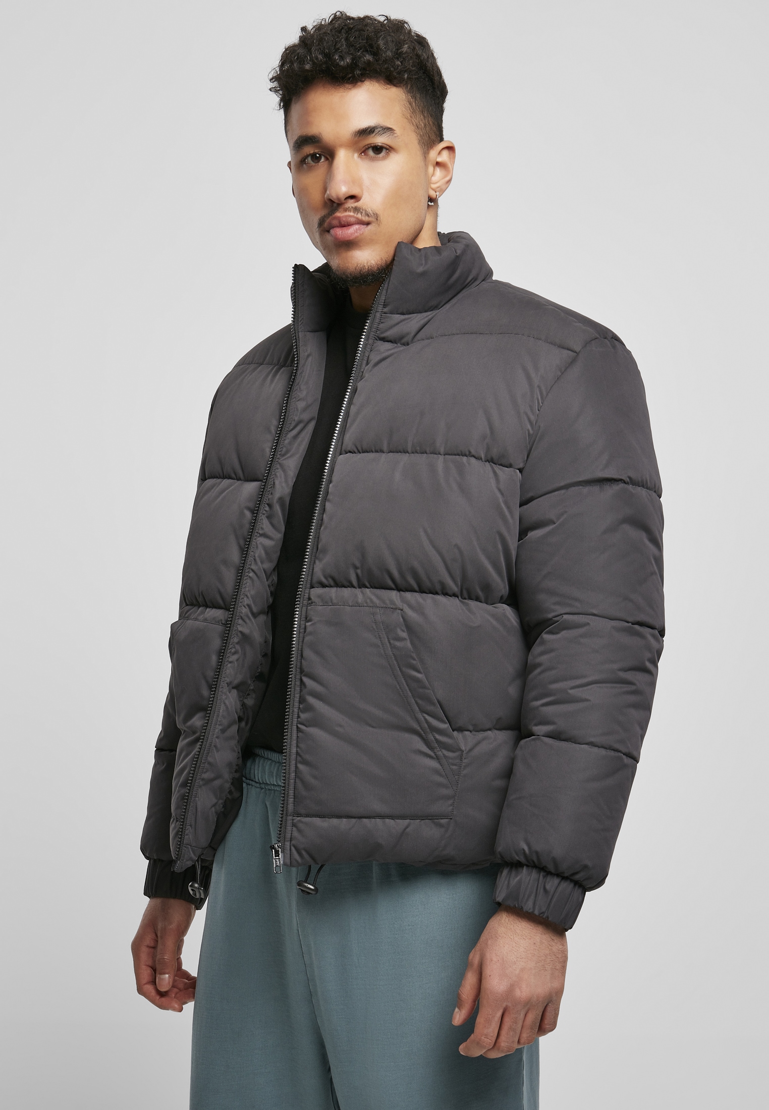 »Herren kaufen Winterjacke ▷ St.), URBAN Jacket«, | CLASSICS Kapuze Puffer Cropped BAUR (1 ohne