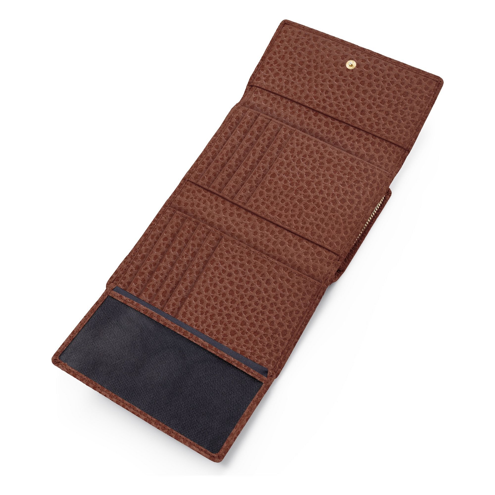 Lazarotti Geldbörse »Bologna Leather XL Geldbörse mit Zip-Around Fach Leder 14 cm«