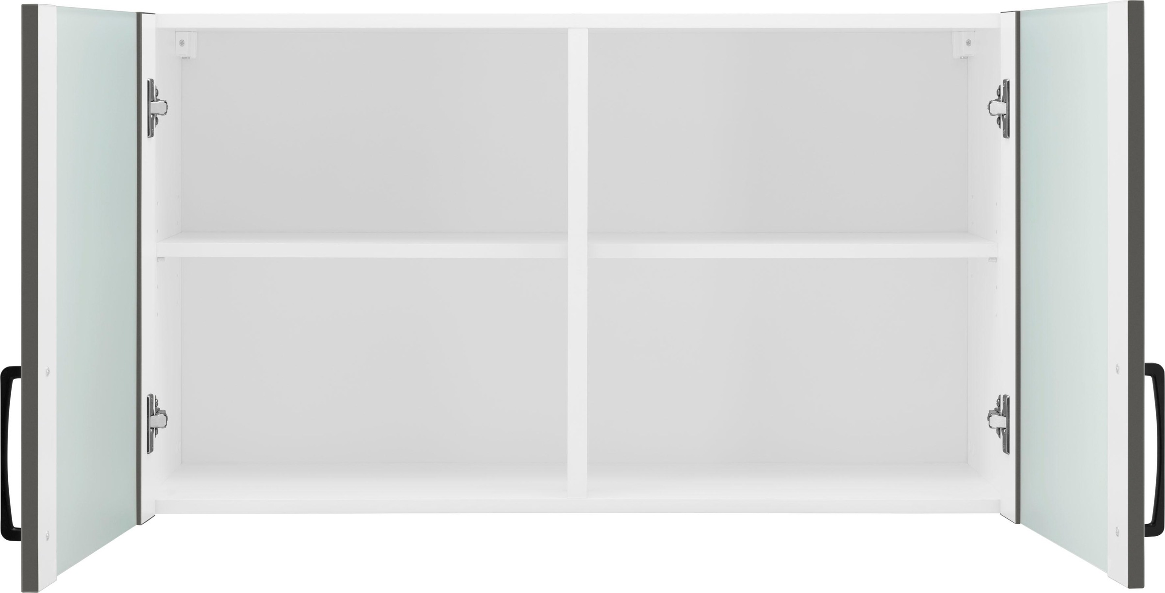 wiho Küchen Glashängeschrank 