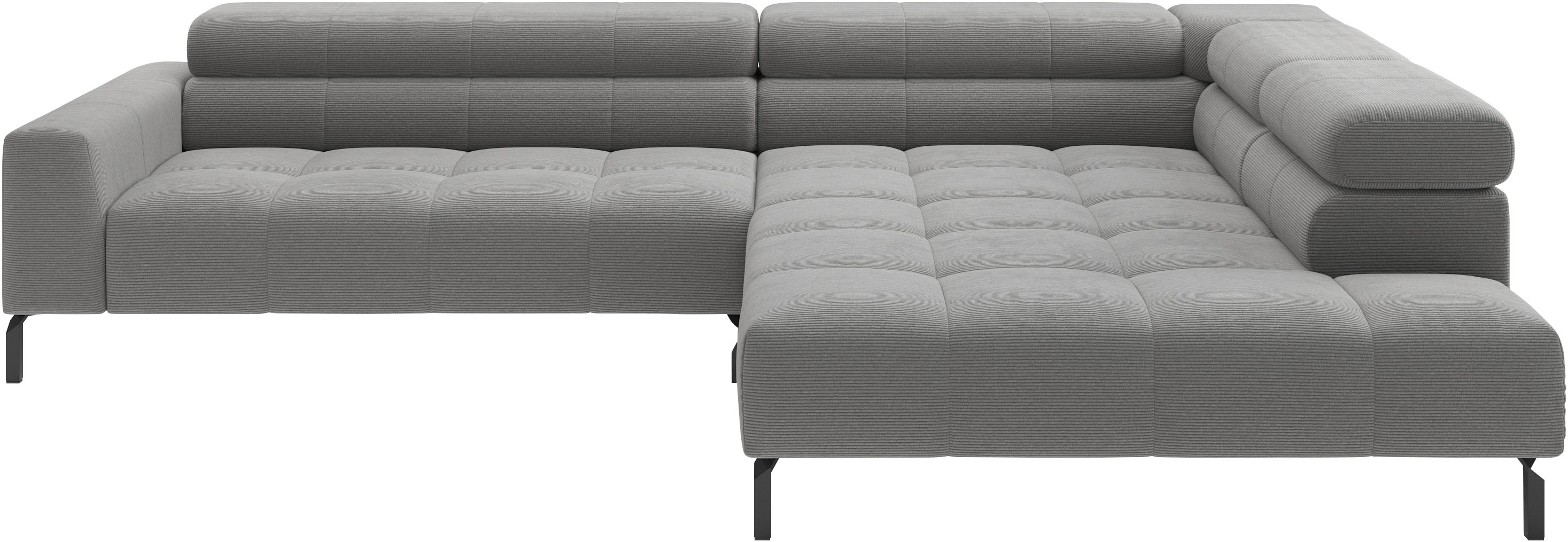 Home affaire Ecksofa "Claya, 311 cm breit, L-Form, inkl. Kopfteilverstellung" wahlweise elektrischer Sitzvorzug
