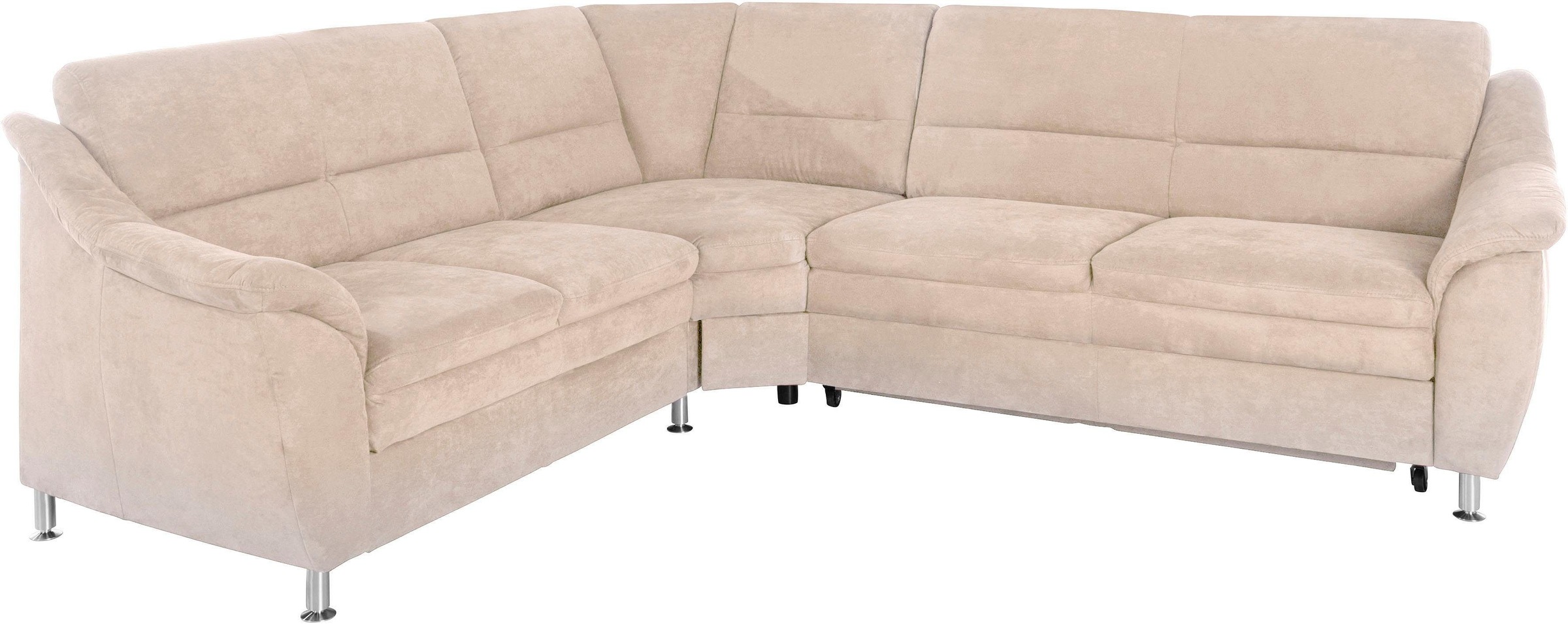 Home affaire Ecksofa "Cardoso L-Form" mit Trapezecke für mehr Sitzkomfort, günstig online kaufen