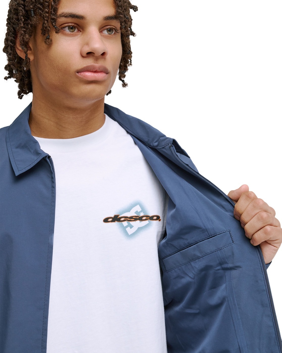 DC Shoes Driver Jacket Dark Denim L Men 3