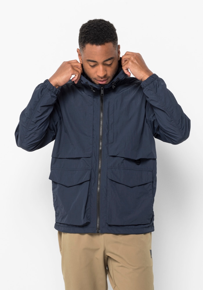 Outdoorjacke »LIGHTSOME WANDER JKT M«, mit Kapuze