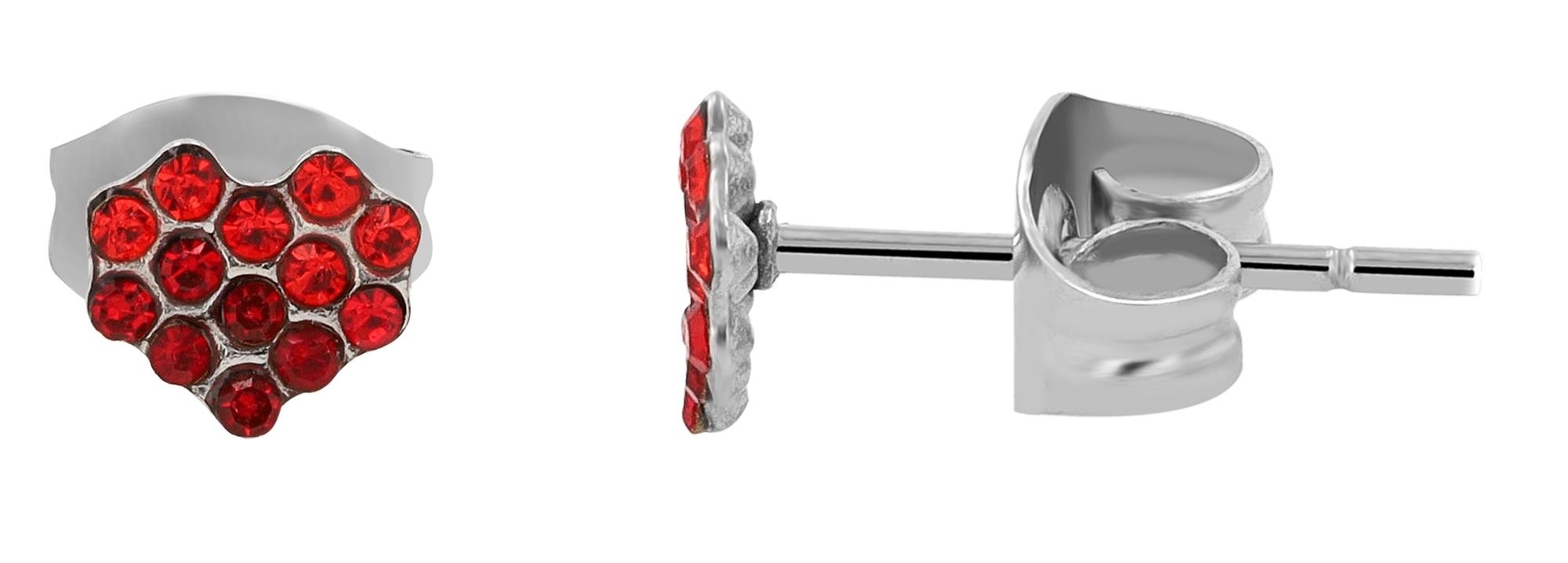 Adelia´s Paar Ohrhänger "Damen Ohrringe – Ohrstecker aus Edelstahl mit Stra günstig online kaufen