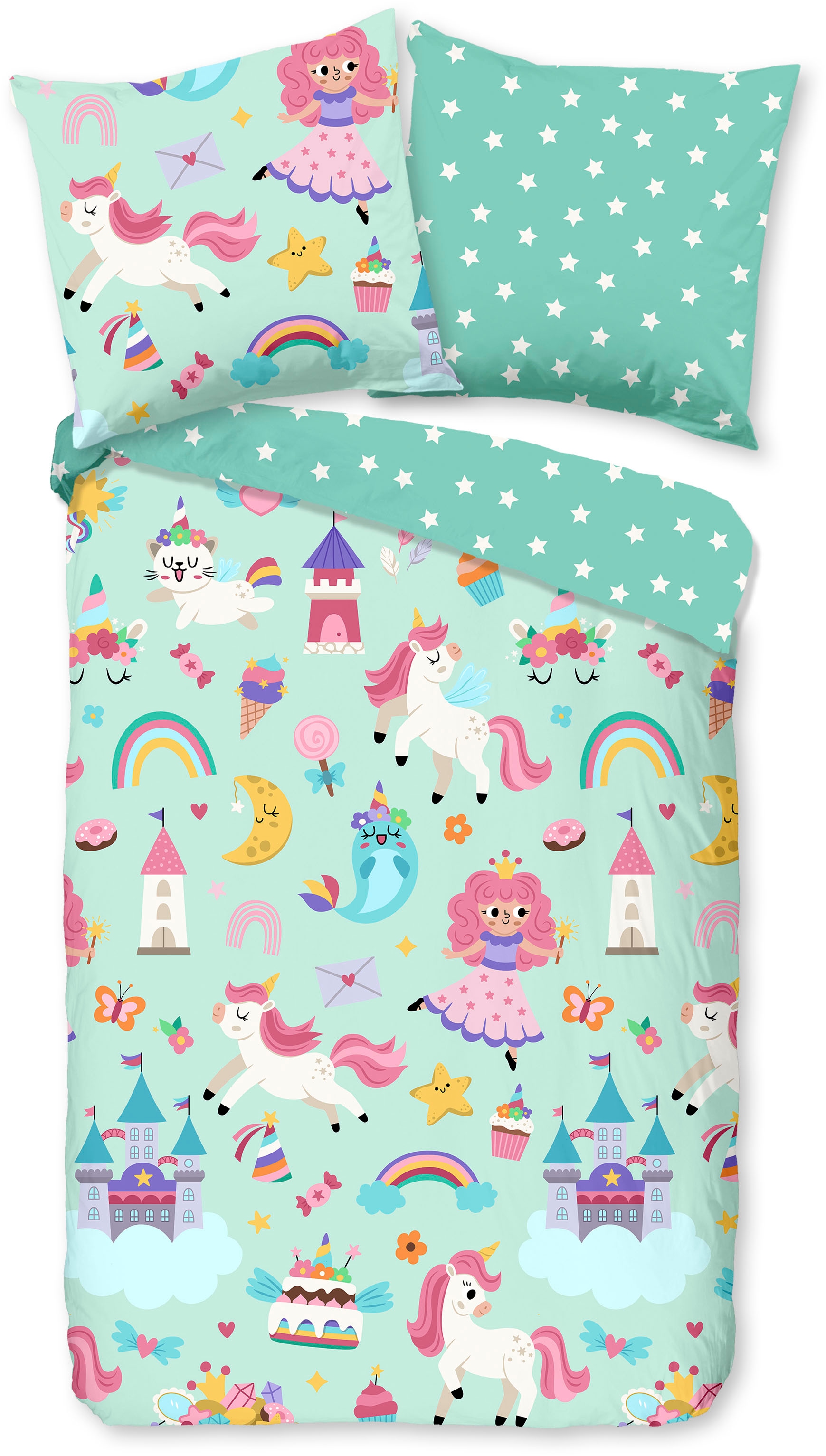 good morning Babybettwäsche "Fantastic" 2 Stk. Baumwolle, Renforcé, Wendeop günstig online kaufen