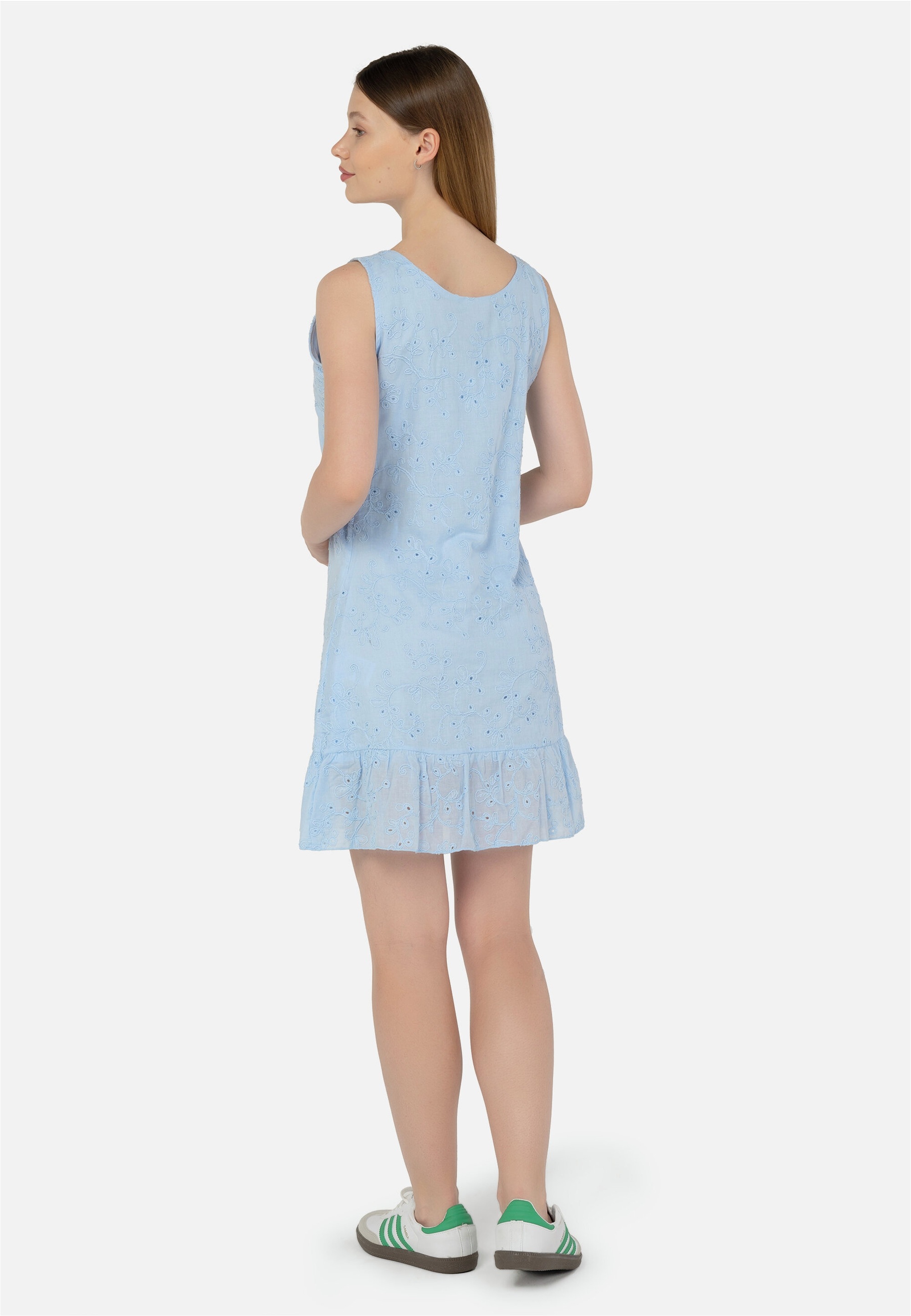 freshlions Jerseykleid »Avery«, mit gerafftem Faltenrock