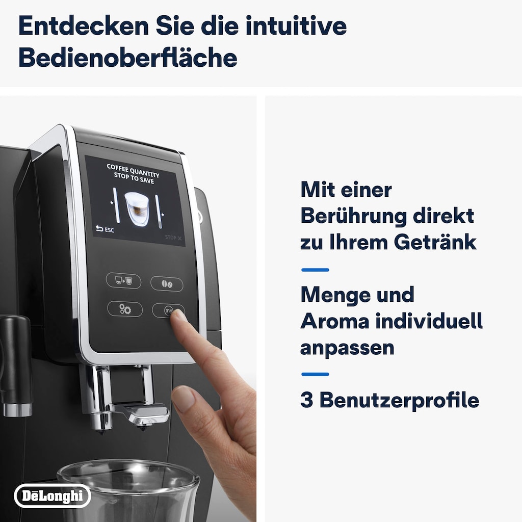 De'Longhi Kaffeevollautomat »Dinamica Plus ECAM 370.70.B«