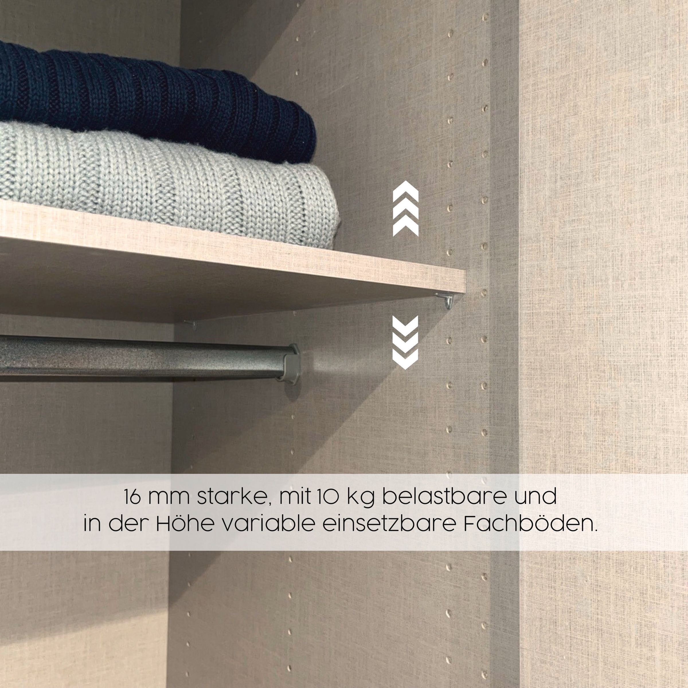 OTTO home Kleiderschrank »Schwebetürenschrank Schrank Garderobe Wäscheschrank BAVENO« in 3 Ausstattungen BASIC/CLASSIC/PREMIUM (mit Soft-Close-Funktion),  in moderner Loft-Optik mit Griffleisten aus Metall MADE IN GERMANY