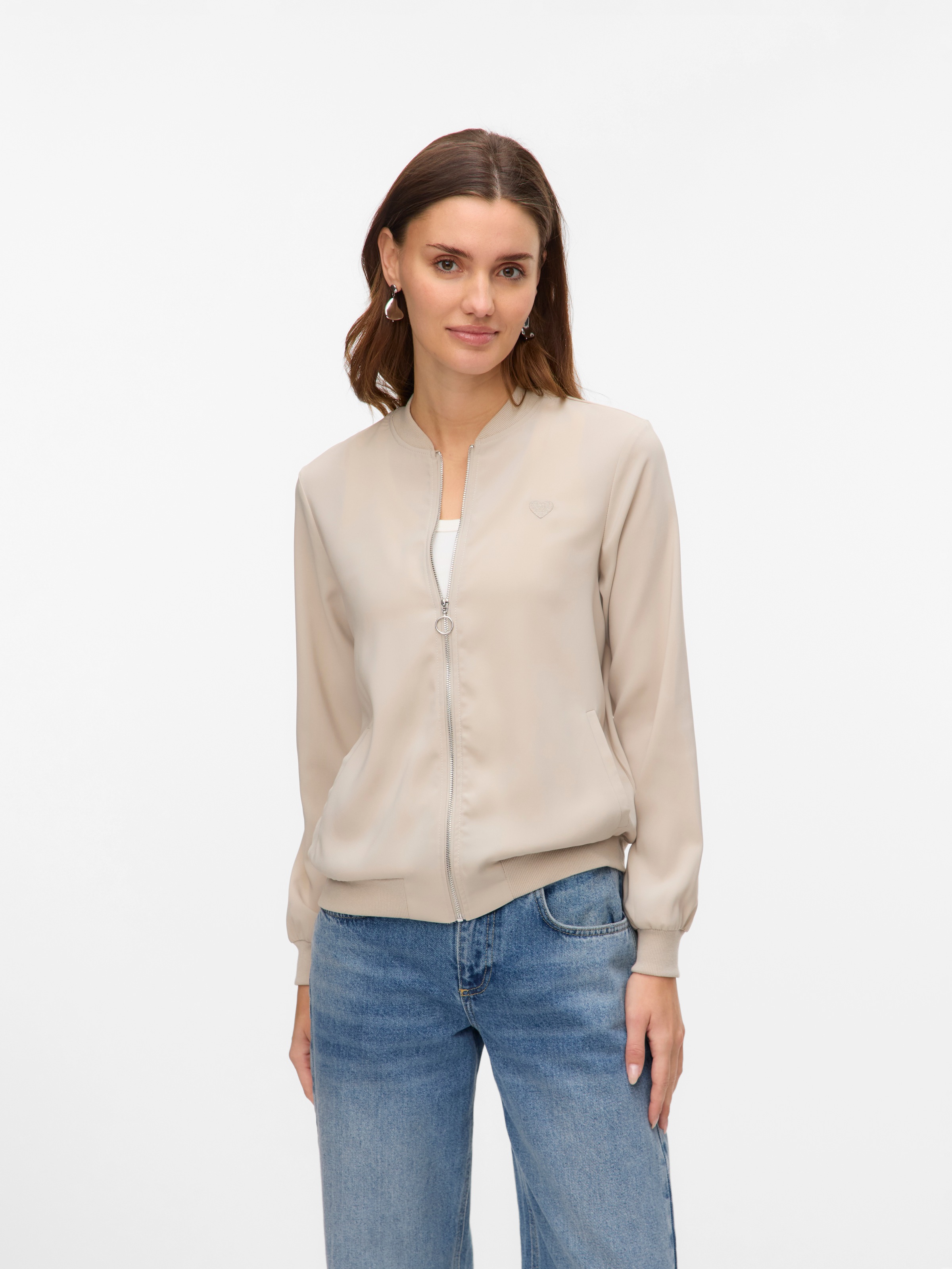 Vero Moda Blouson "VMCOCO L/S BOMBER AOP WVN NOOS" Materialmix günstig online kaufen