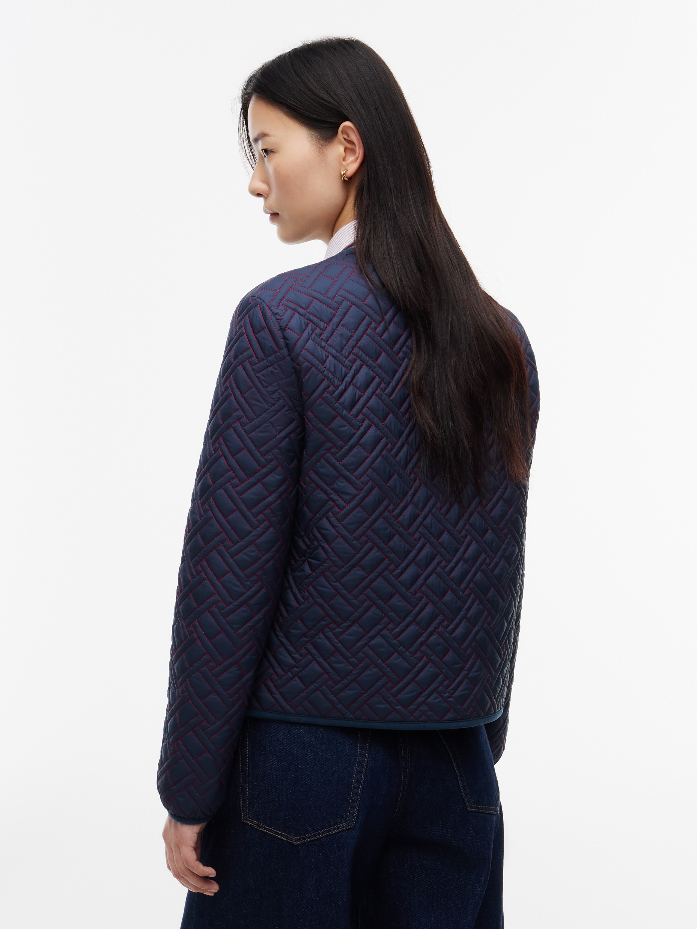 Tommy Hilfiger Steppjacke »QUILTED LINER JACKET« Kunstfaser
