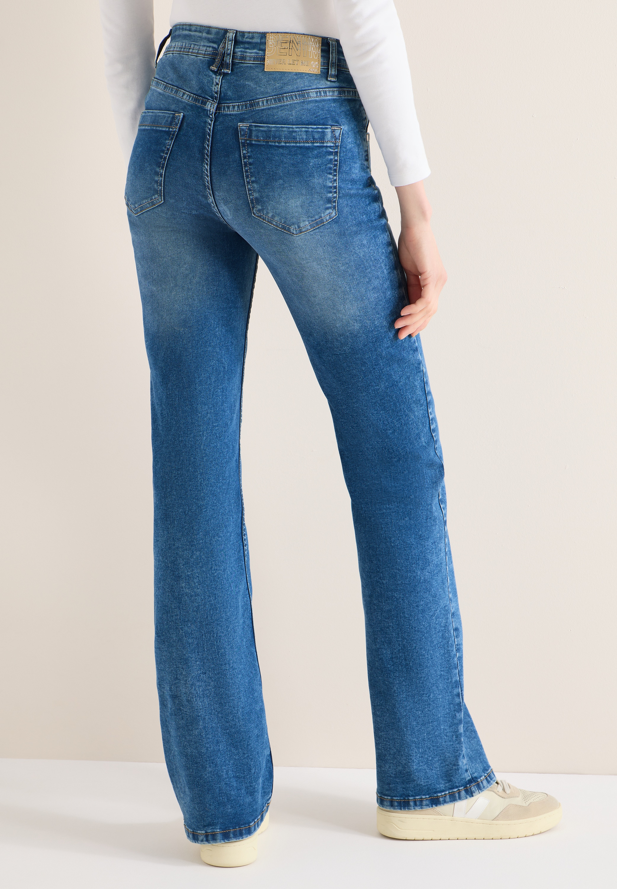 Cecil Bootcut-Jeans High Waist günstig online kaufen