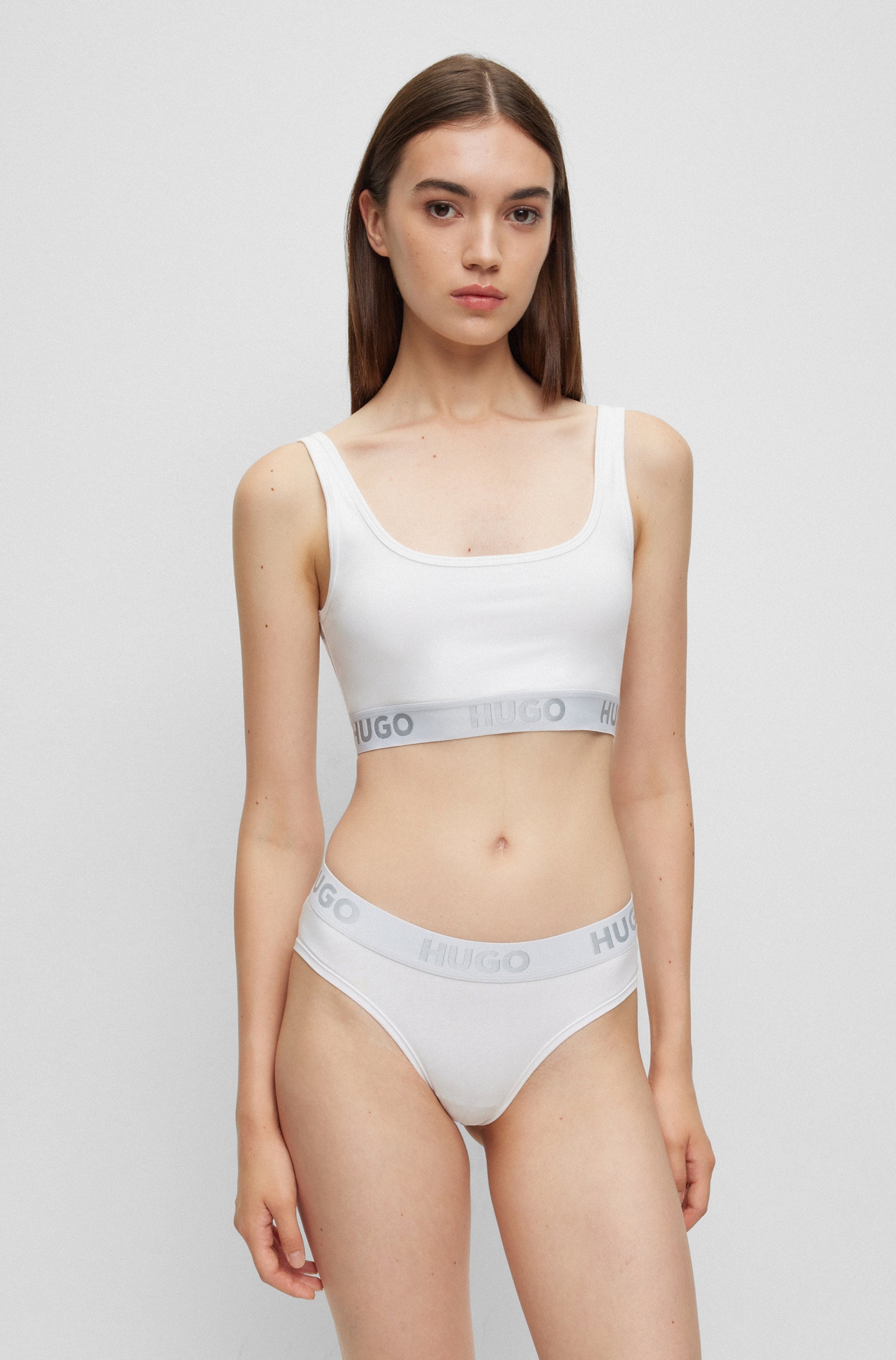 HUGO Underwear Bralette-BH »BRALETTE SPORTY LOGO«, mit elastischem Bund