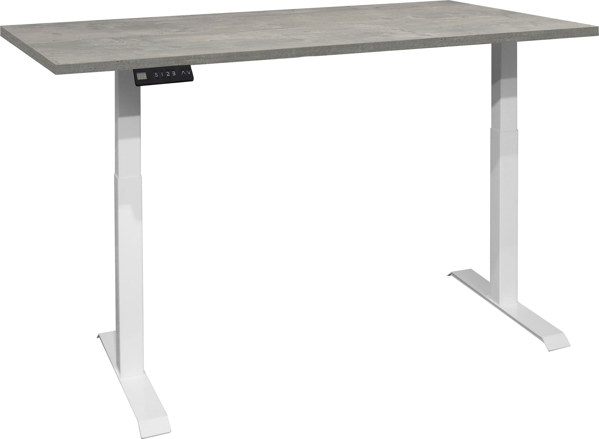 Mäusbacher Schreibtisch "Big System Office", Breite 140 cm, elektrisch höhenverstellbar