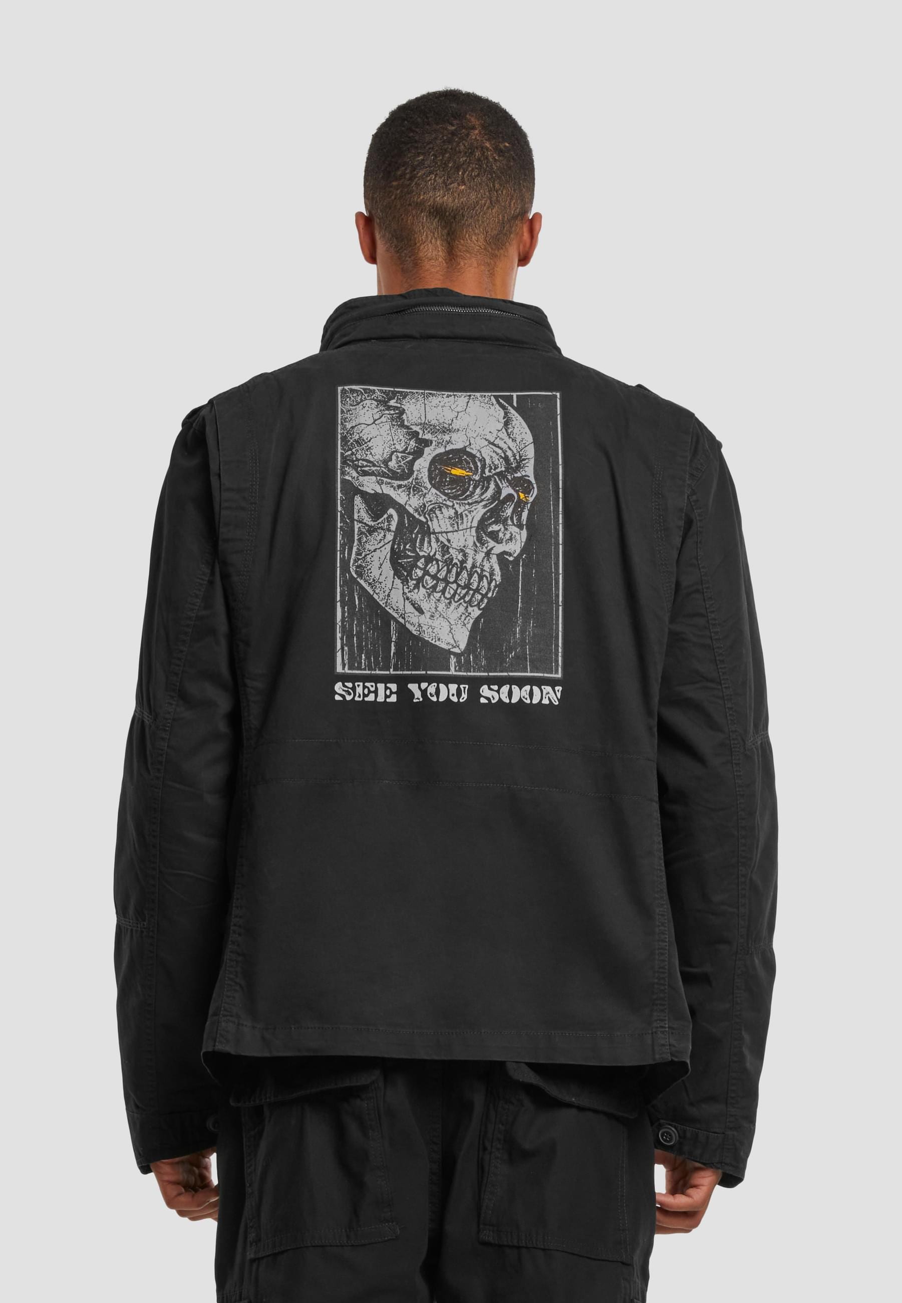 MisterTee Allwetterjacke »MisterTee See You Soon Britannia Jacket« 1 Stk. tlg. ohne Kapuze