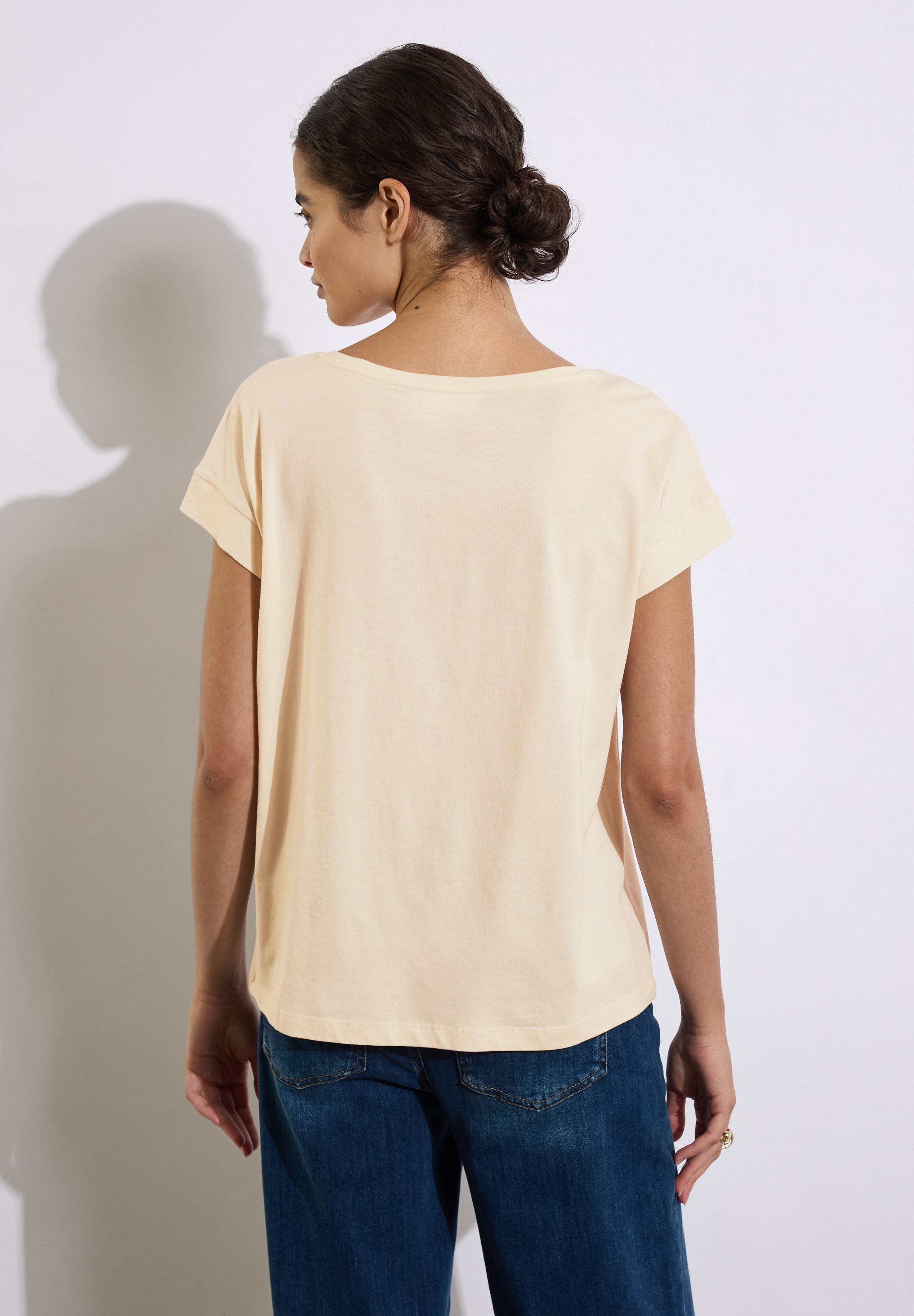 STREET ONE STUDIO T-Shirt, im soften Baumwoll-Mix