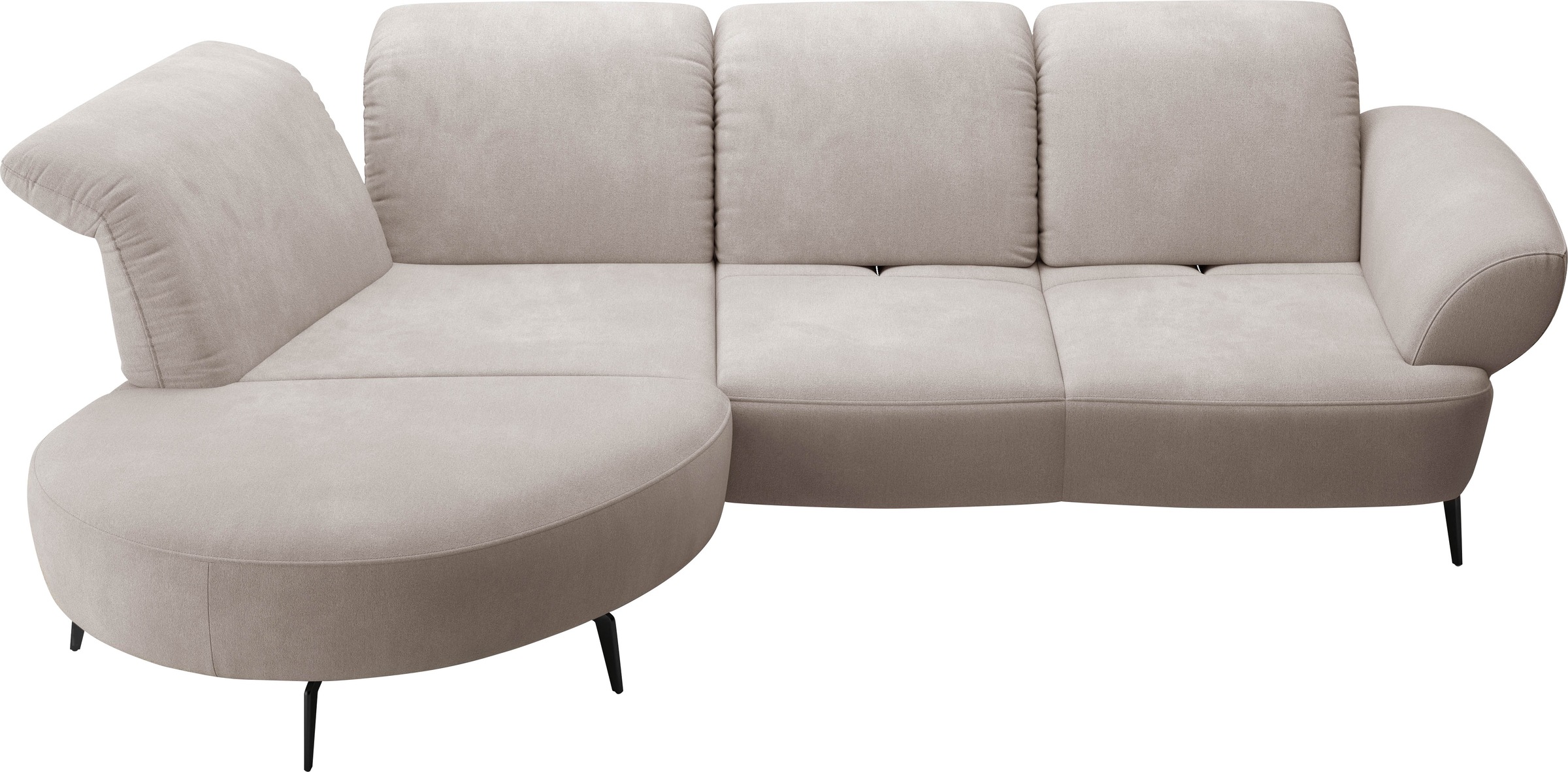 sit&more Ecksofa »Dance«, inkl.System Click&Seat und Sitztiefenverstellung