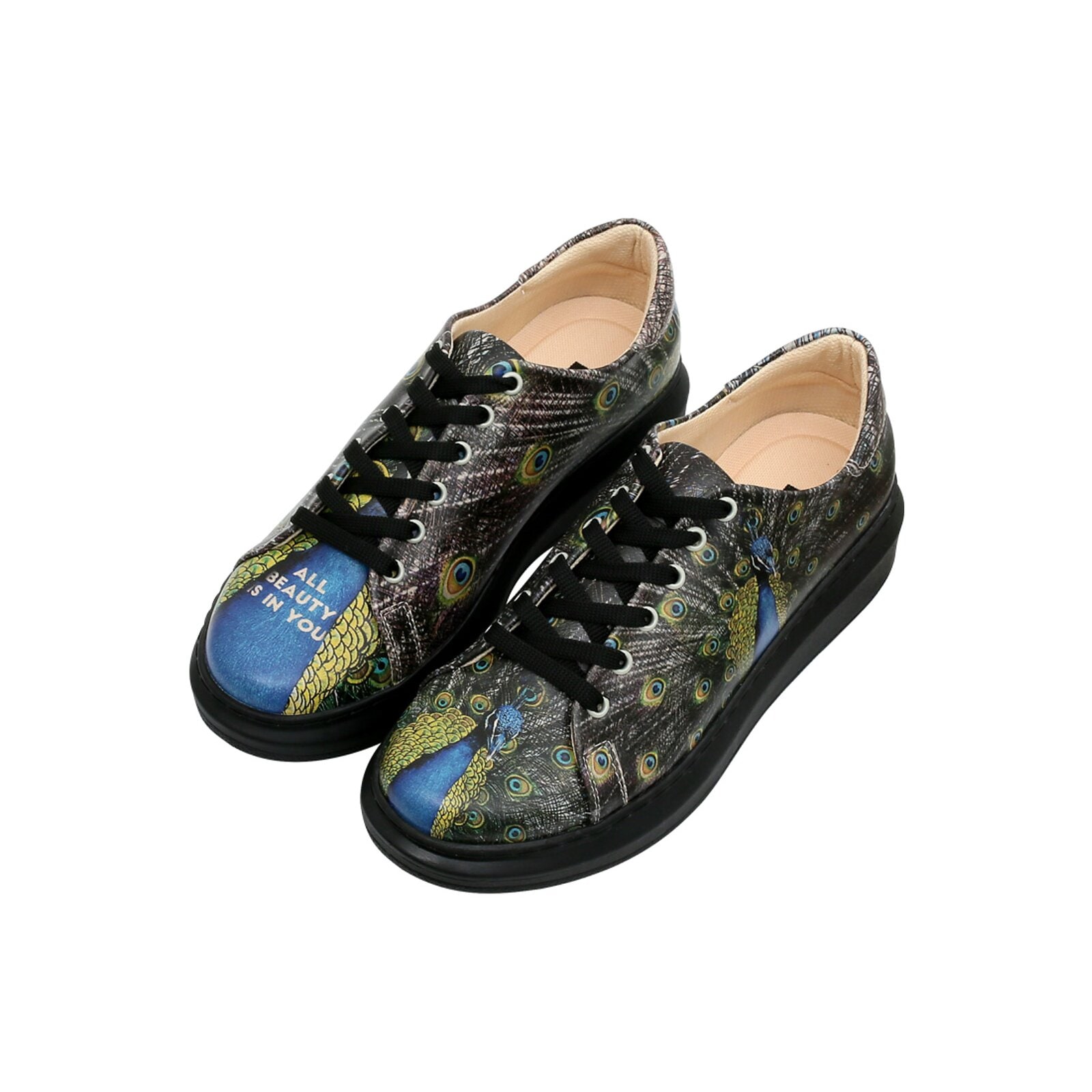 DOGO Plateausneaker "Myra Low-Top Sneaker All Beauty Is In You Damen Sneaker" Handgefertigt