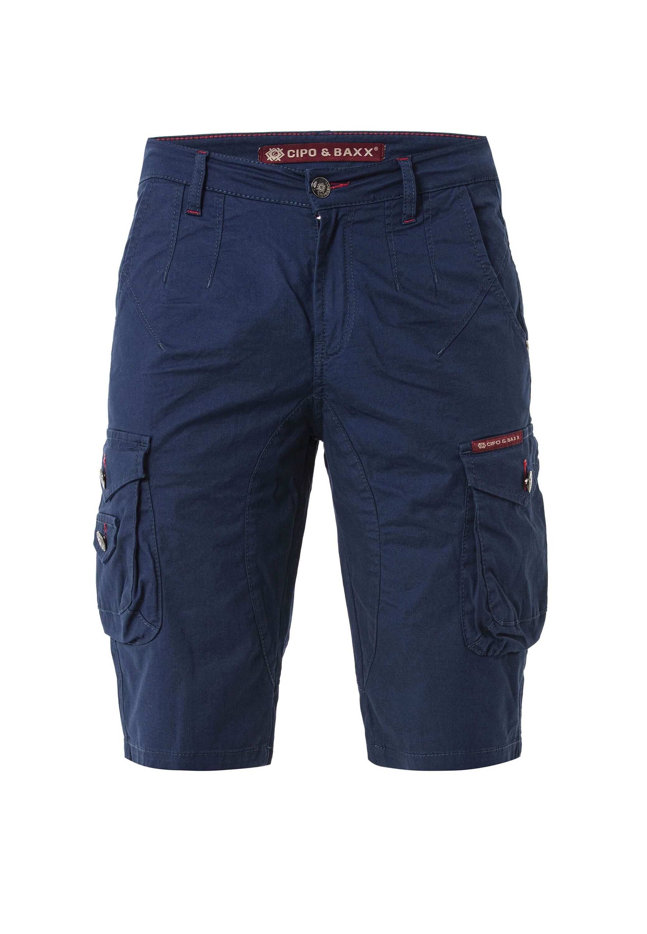 Cipo & Baxx Jeansbermudas »Bermuda & Short«, mit praktischen Beintaschen, CK265