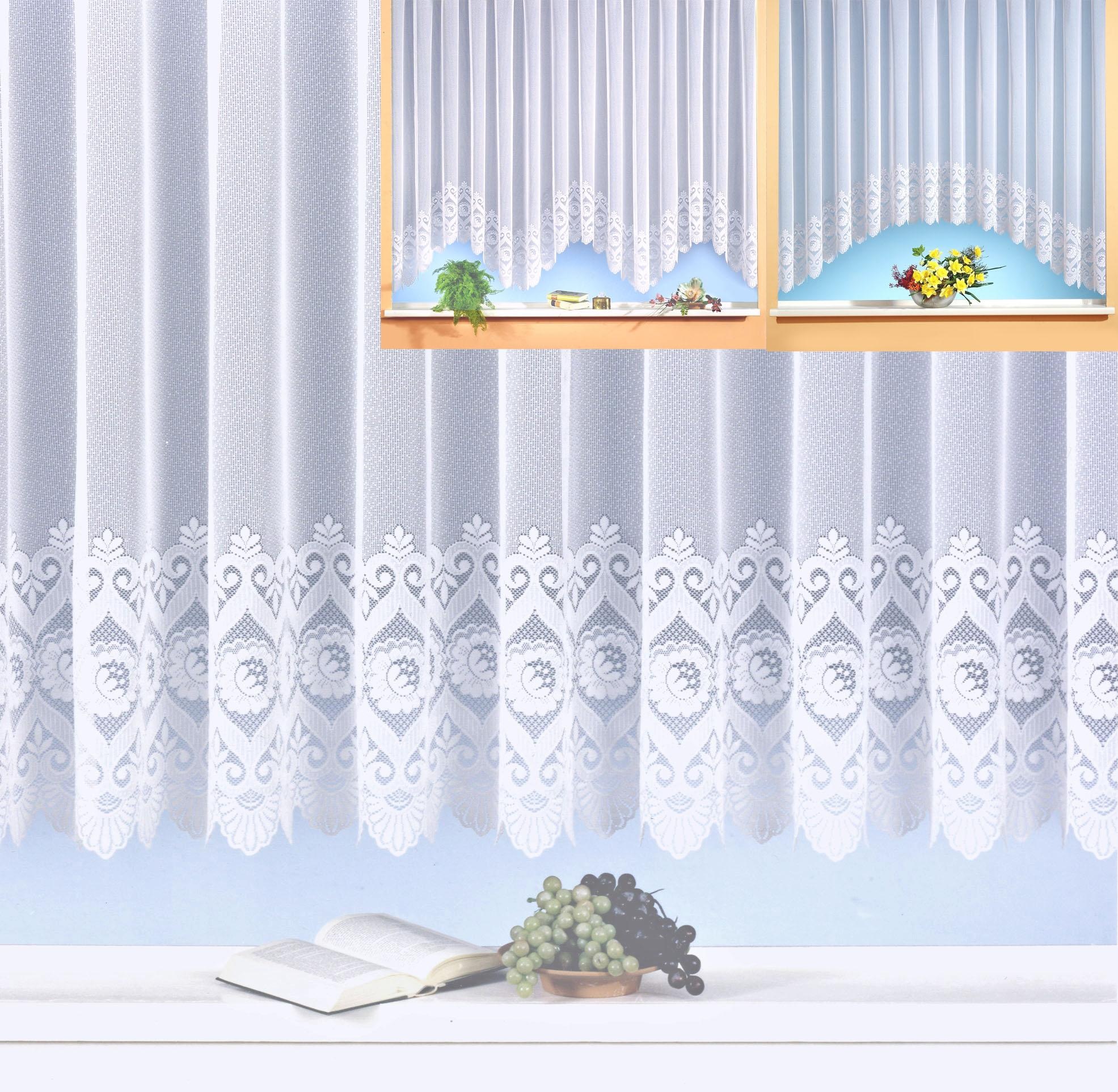 Weckbrodt Gardine "Homburg" Kräuselband 1 Stk. tlg. Jacquard, strukturiert, günstig online kaufen