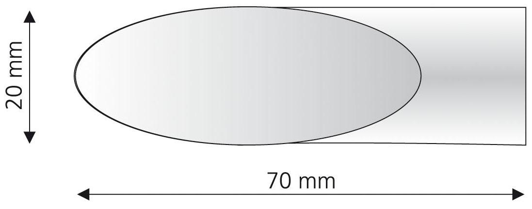 Liedeco Gardinenstangen-Endstück »Cut«, (Set, 2 St.), für Gardinenstangen Ø 16 mm