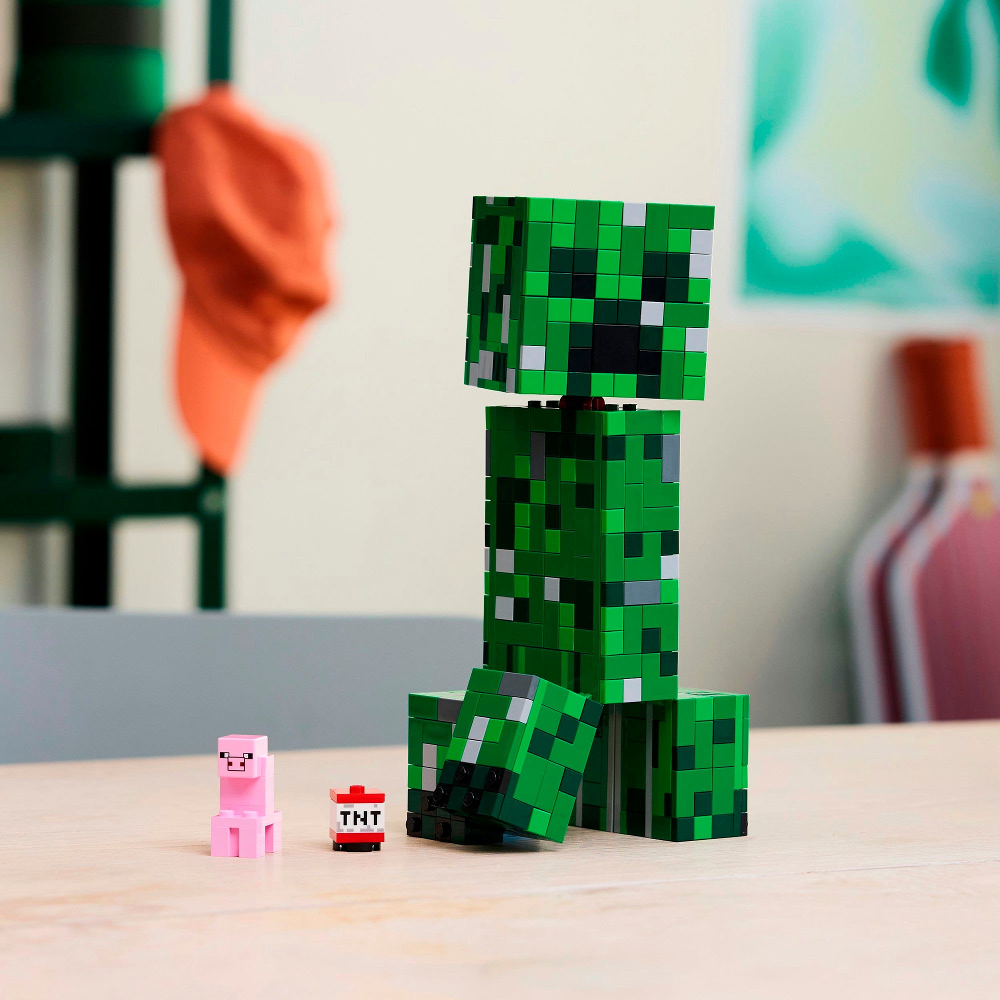 LEGO® Konstruktionsspielsteine »Der Creeper (21276), LEGO Minecraft«, (665 St.), Made in Europe