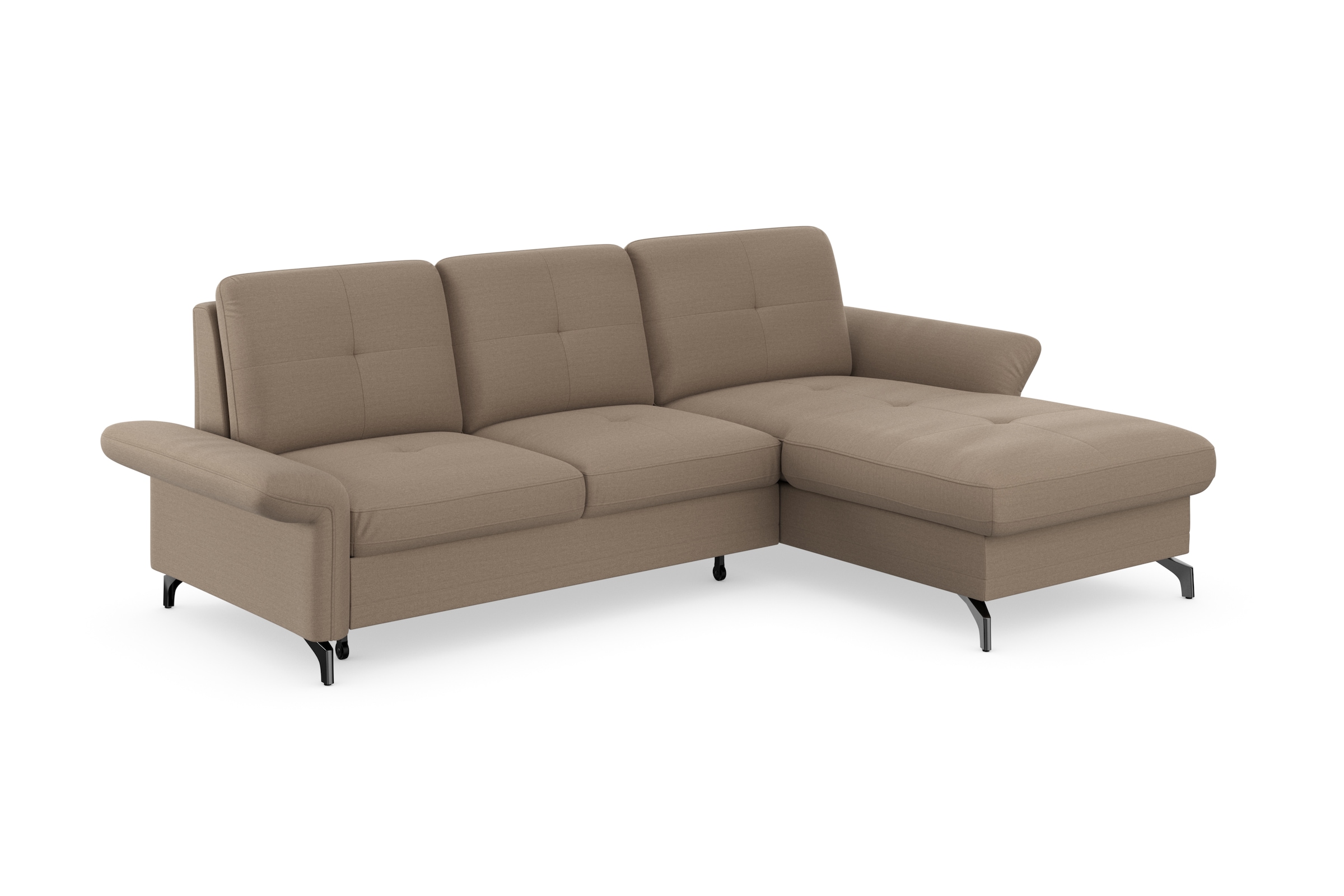 Places of Style Ecksofa "Calando L-Form", wahlweise mit Bettfunktion, Bettk günstig online kaufen