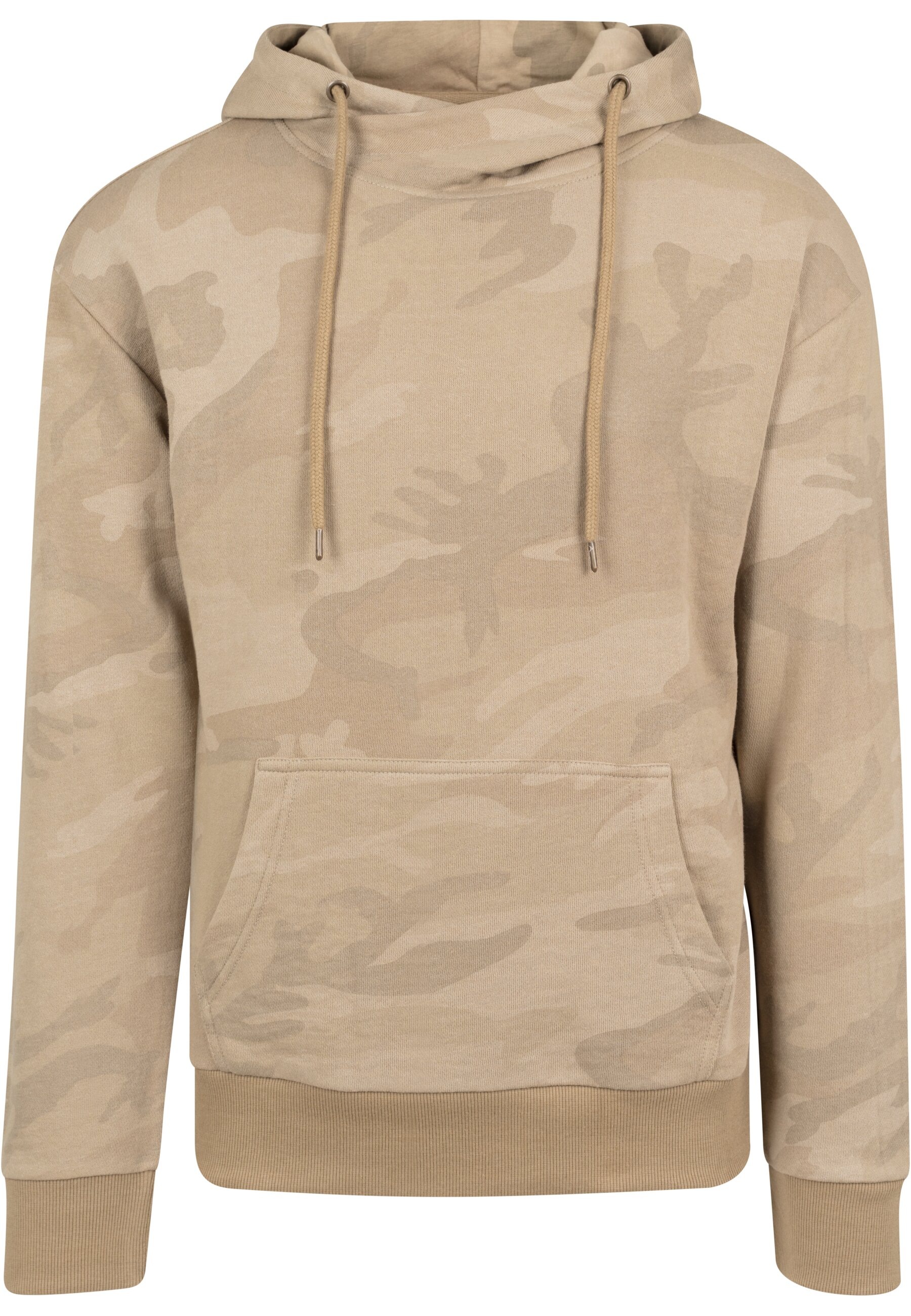 URBAN CLASSICS Kapuzensweatshirt "Urban Classics Herren High Neck Camo Hoody"