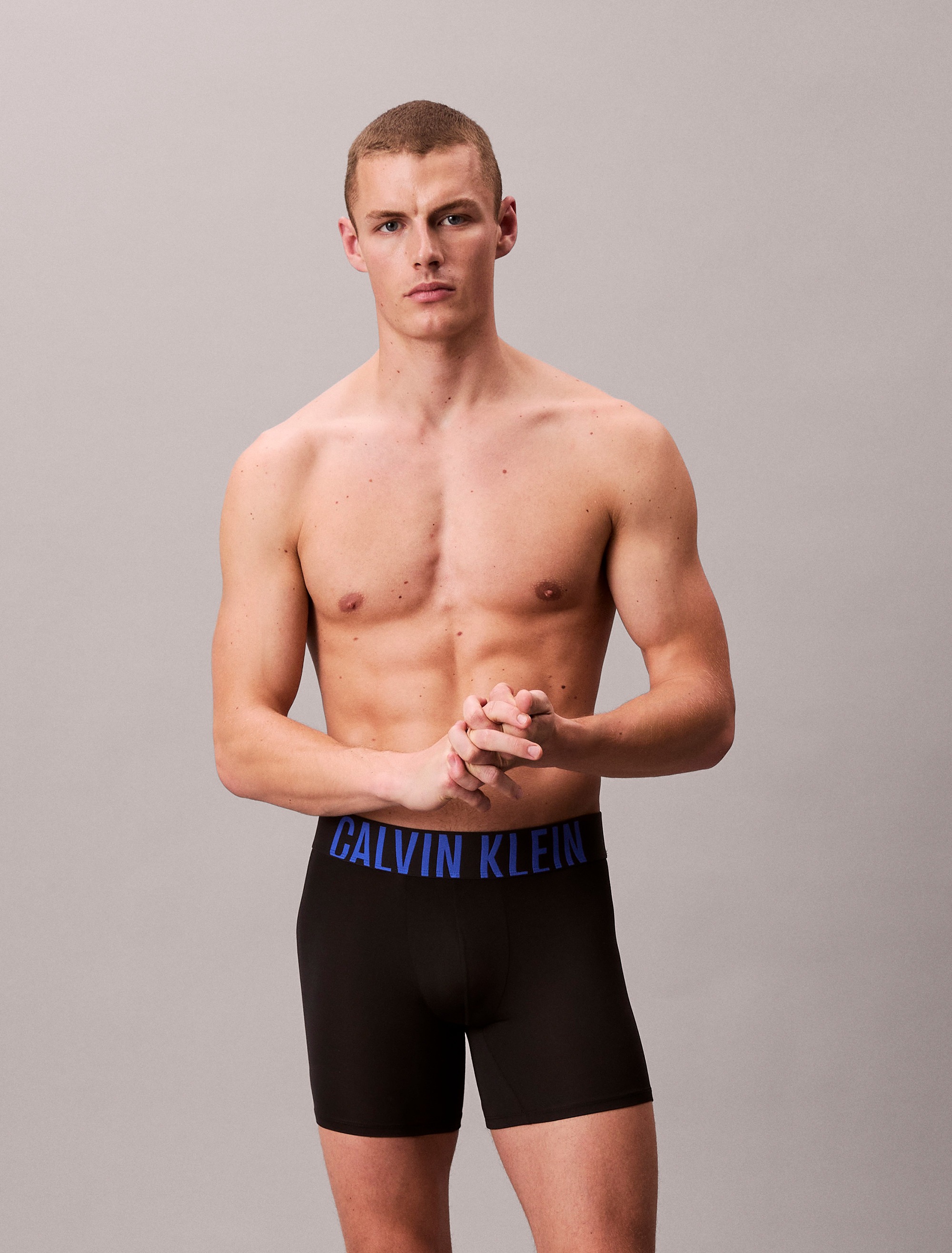 Thumbnail - Calvin Klein Underwear Boxer "BOXER BRIEF 3PK" Packung, 3er, 3 Stk. tlg., mit elastischem Logobund