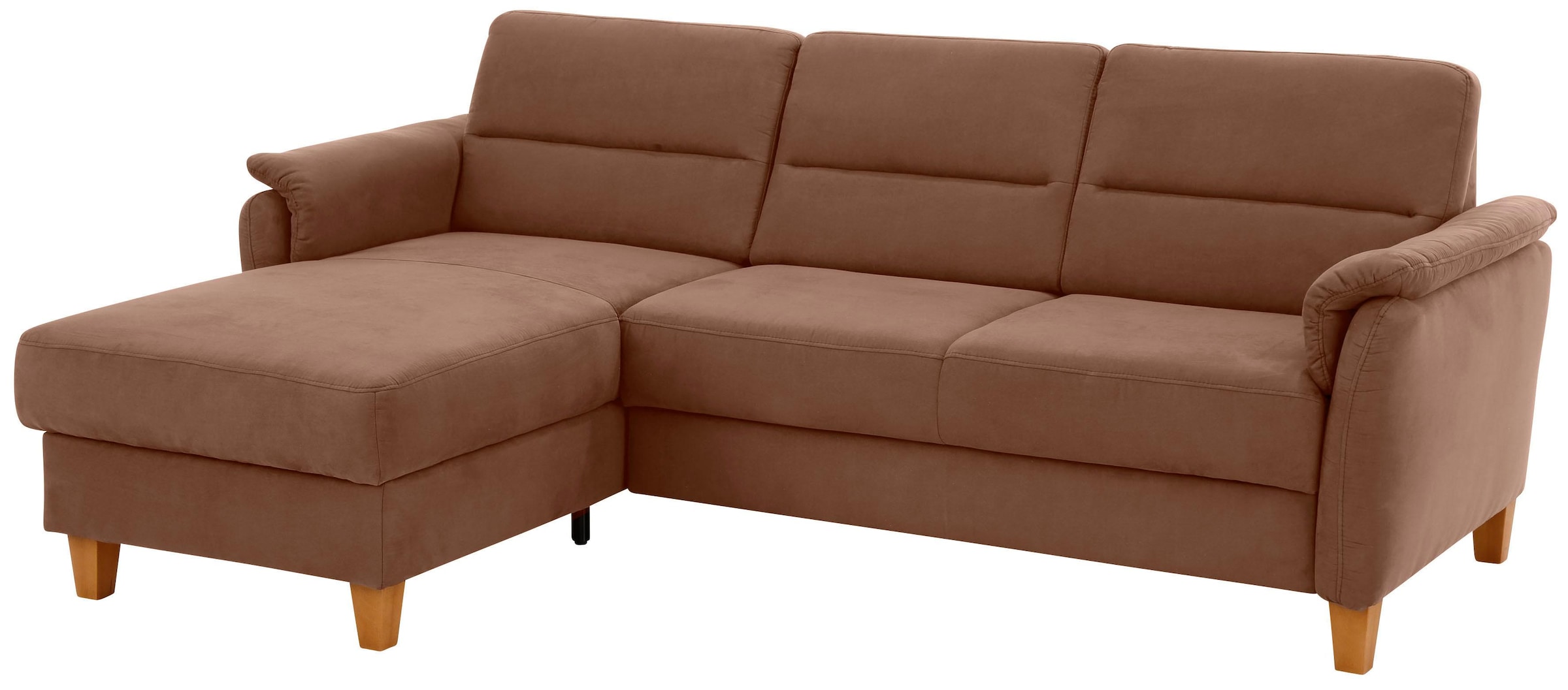 Home affaire Ecksofa "Palmera L-Form, B: 244 cm" optional Bettfunktion & Be günstig online kaufen