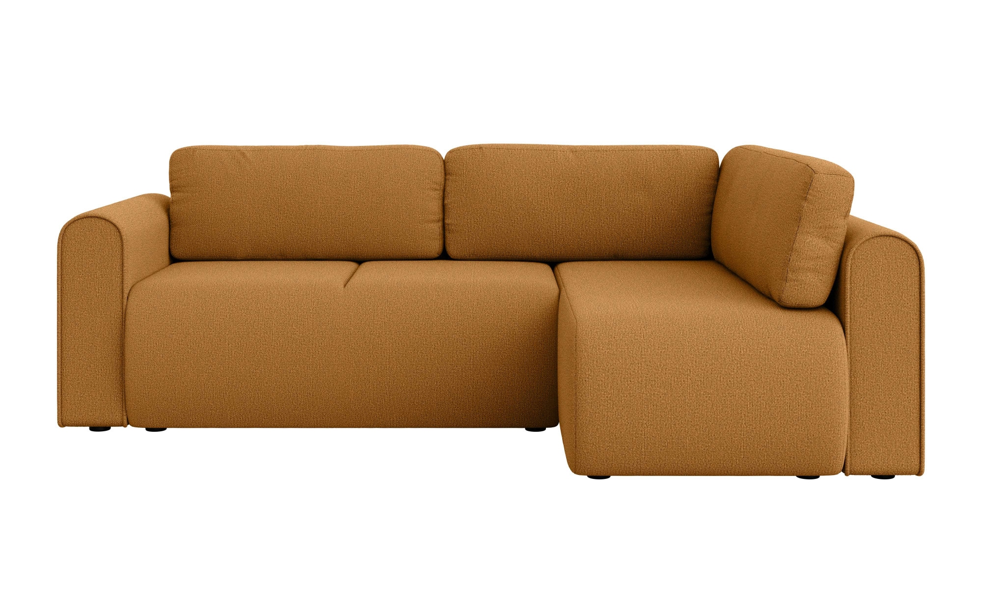 INOSIGN Ecksofa »Zacharia wahlweise Schlafsofa mit Bettkasten, B/T/H 250/166/86 cm«, L-Form mit Wellenunterfederung, Ottomane rechts oder links bestellbar