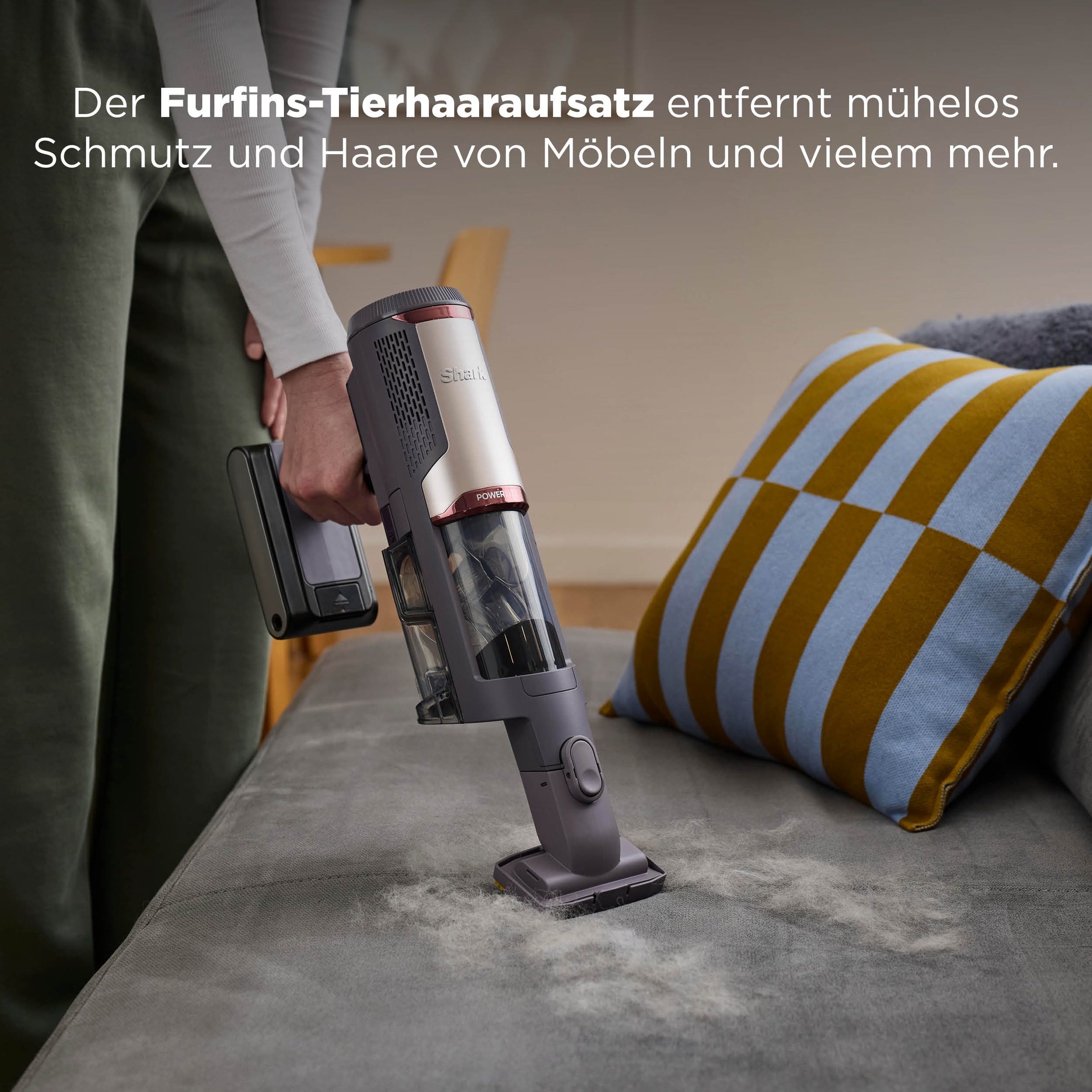 Shark Akku-Hand-und Stielstaubsauger »Shark PowerLite Clean & Empty, Akku-Staubsauger für Tierhaare«