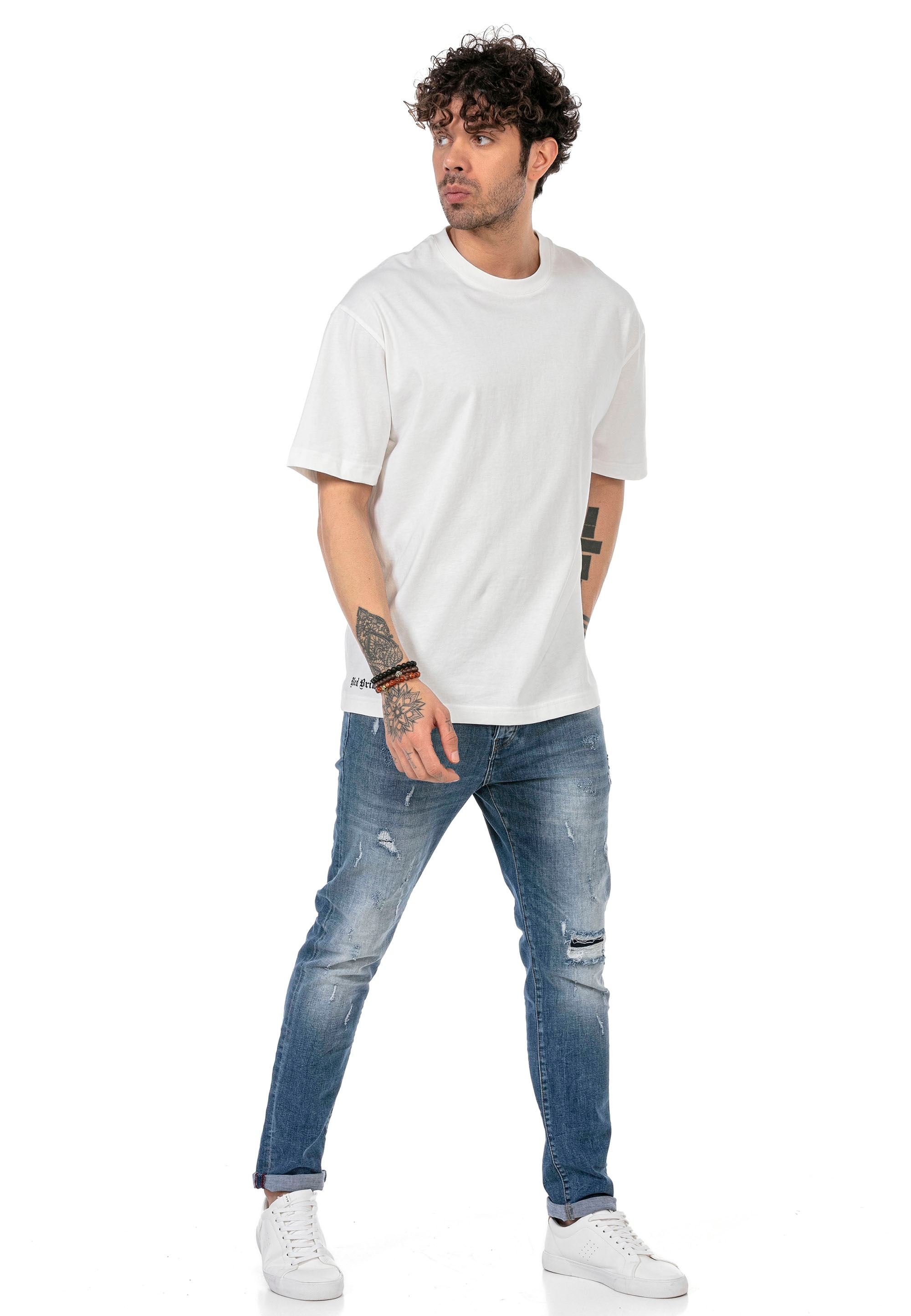 RedBridge T-Shirt »Bellevue«, Mit rockigem Aufdruck