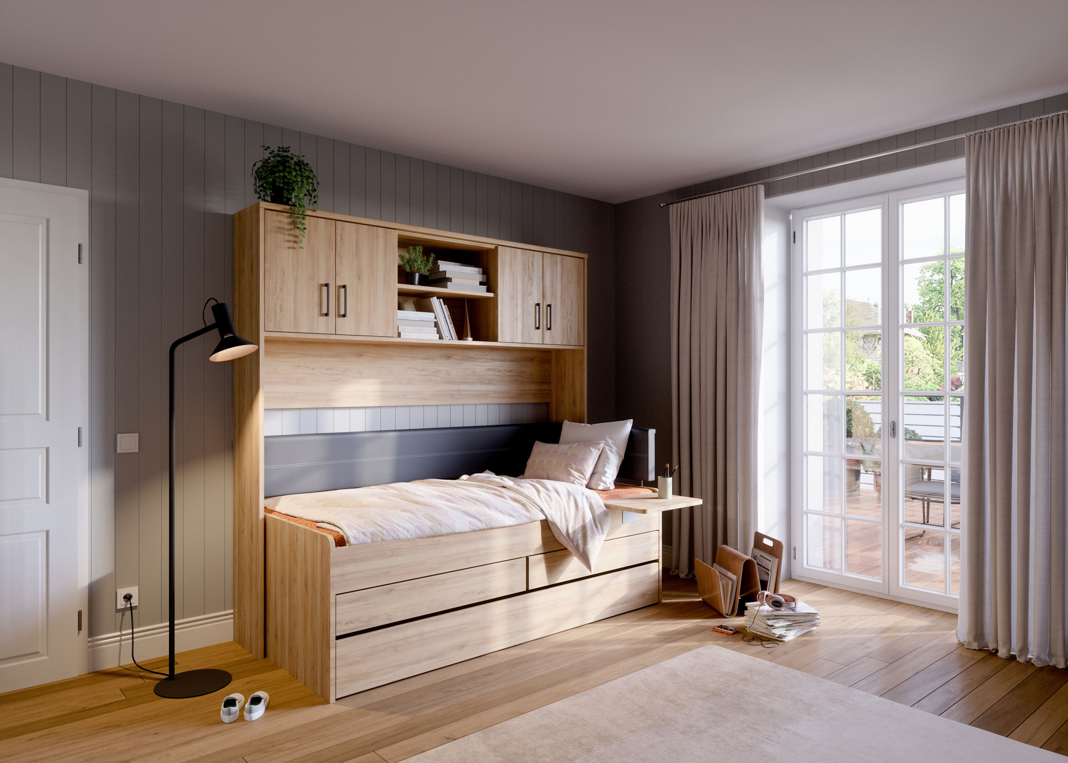 Thumbnail - priess Bettaufsatz "Bettbrücke, Schrankumbau Barkhausen" Passend für die Bettenserie Barkhausen